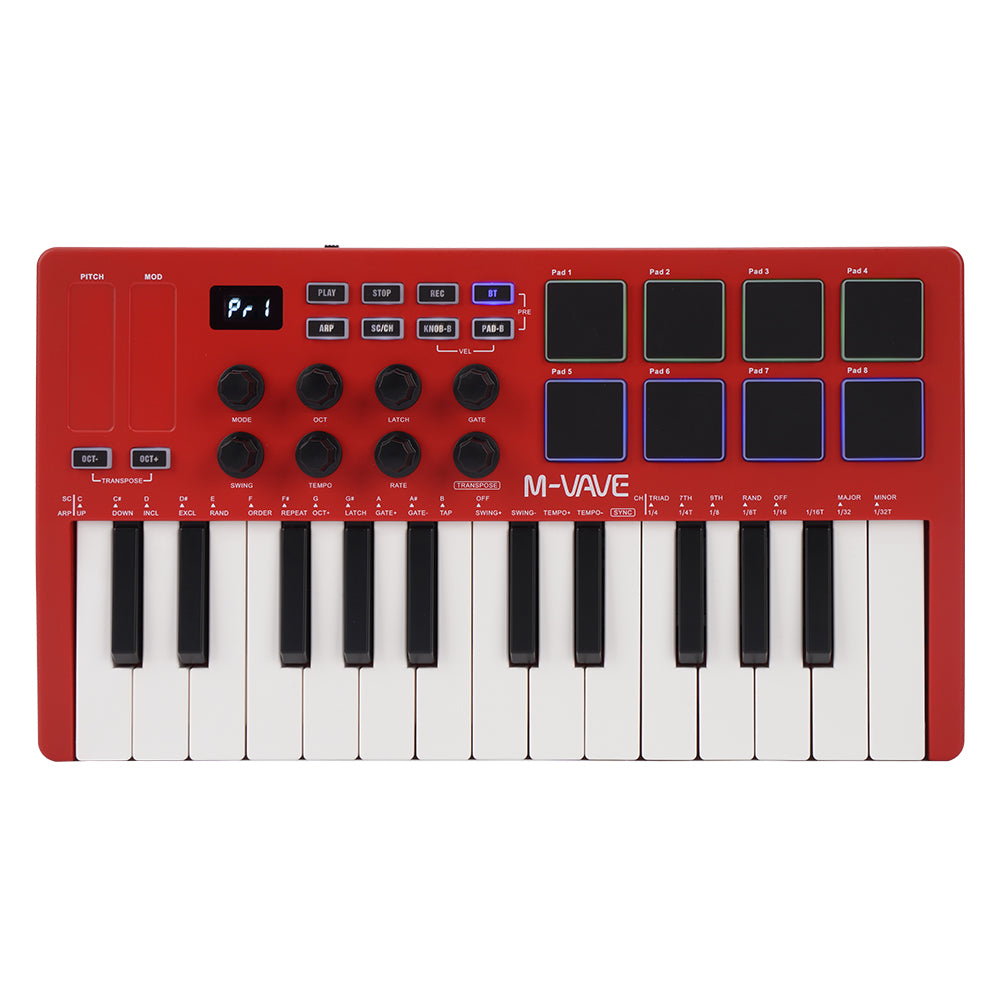 MIDI Keyboard Controller M-Vave SMK25 Mini MK2 - Việt Music