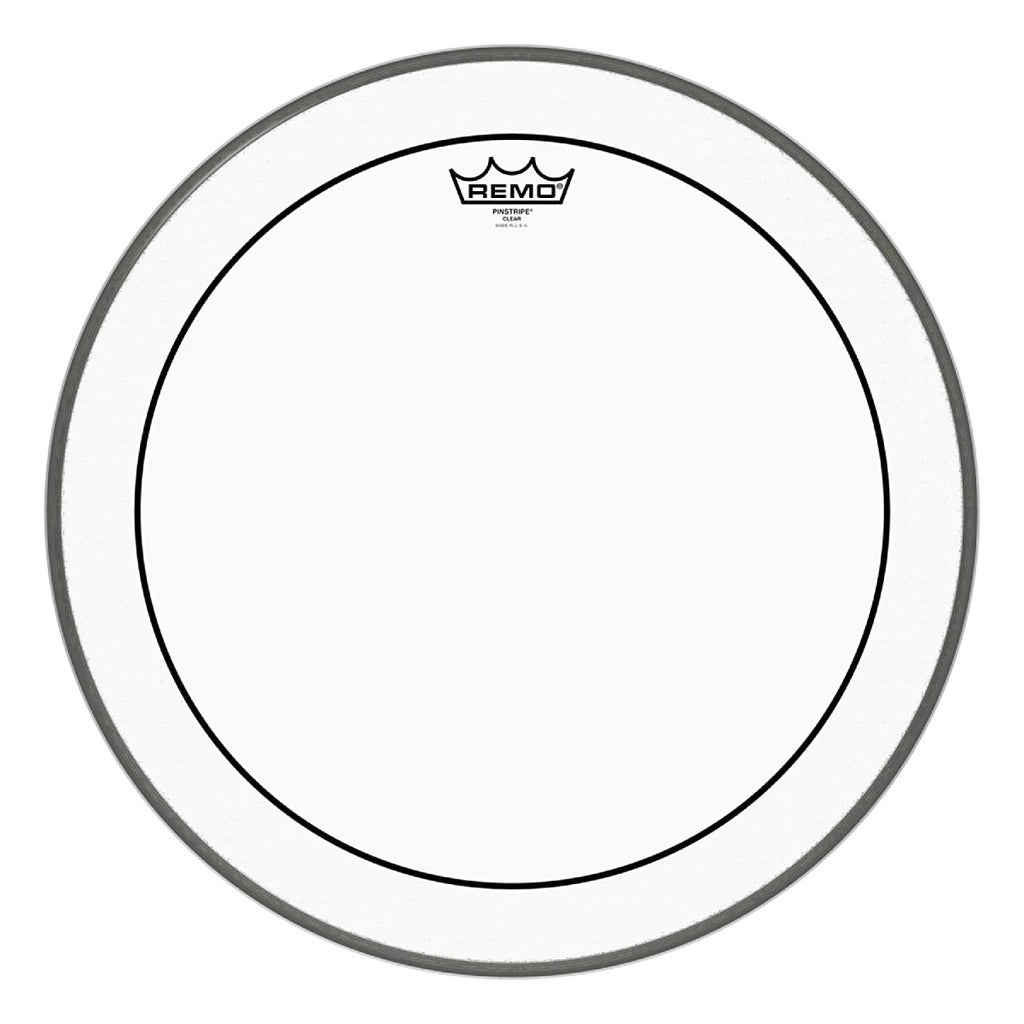 Mặt Trống Remo PS-1322-00 22Inch Pinstripe Clear Batter Bass Drum Head