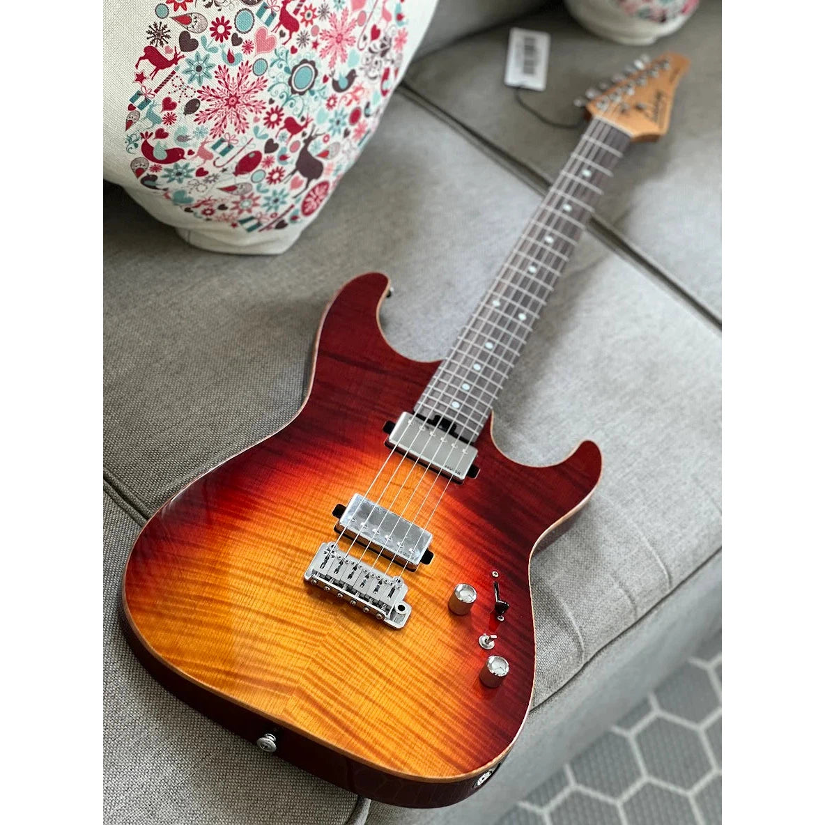 Đàn Guitar Điện Soloking MS-1 Custom 22 HH, Rosewood Fingerboard, Fire Wakesurf - Việt Music