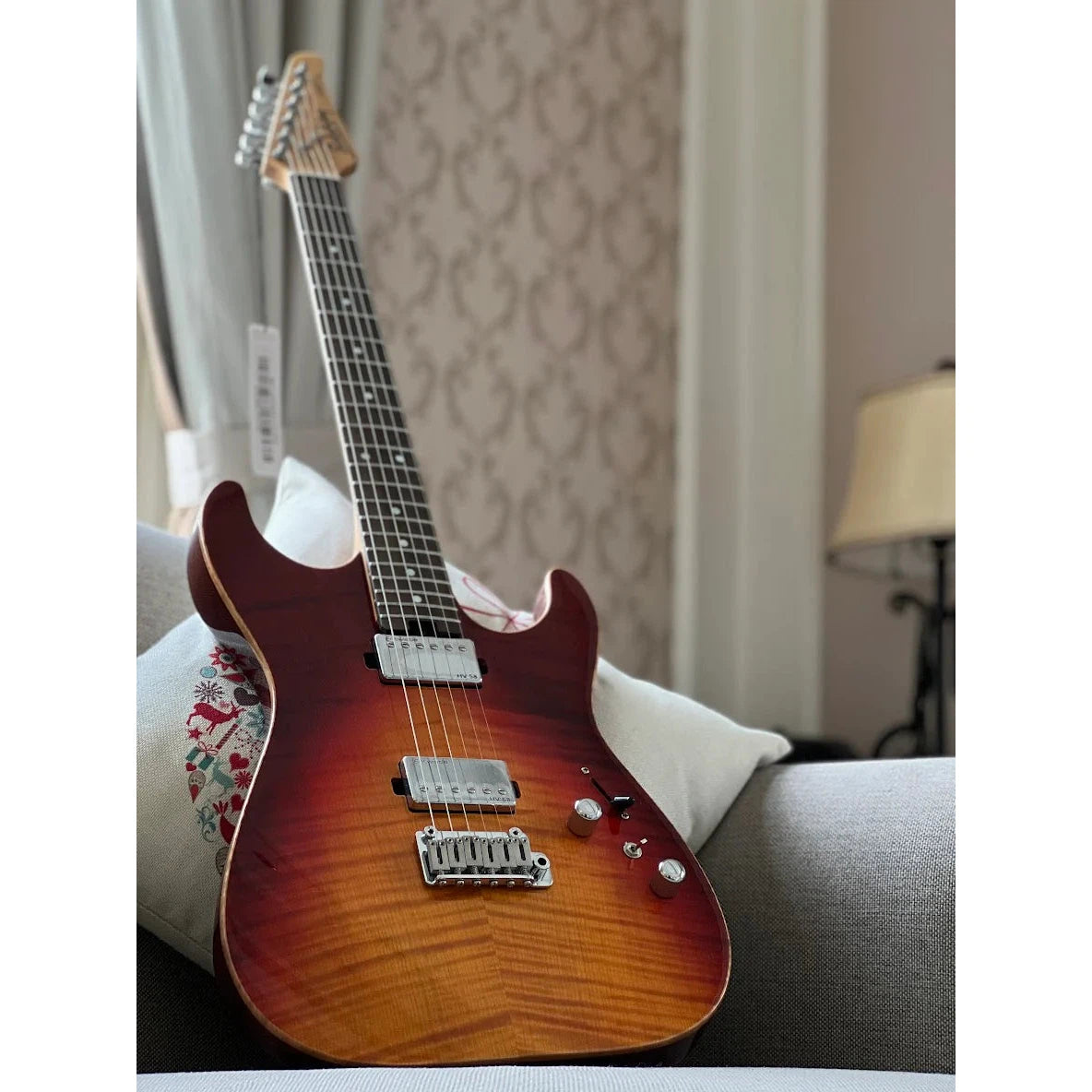 Đàn Guitar Điện Soloking MS-1 Custom 22 HH, Rosewood Fingerboard, Fire Wakesurf - Việt Music