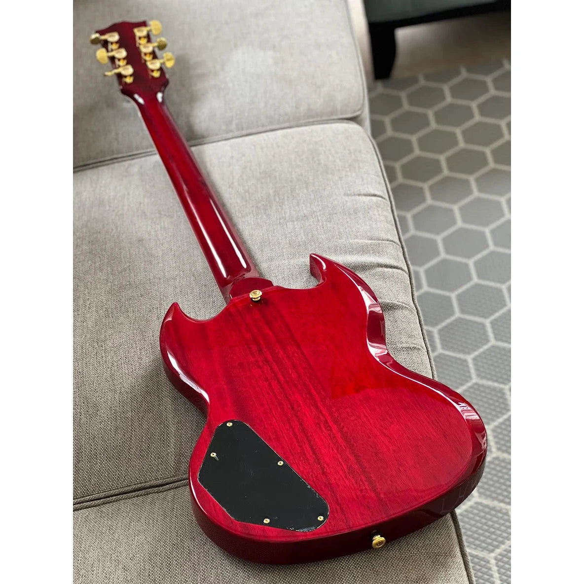 Đàn Guitar Điện Soloking SG60 HH, Rosewood Fingerboard, Transparent Red Cherry MOD - Việt Music