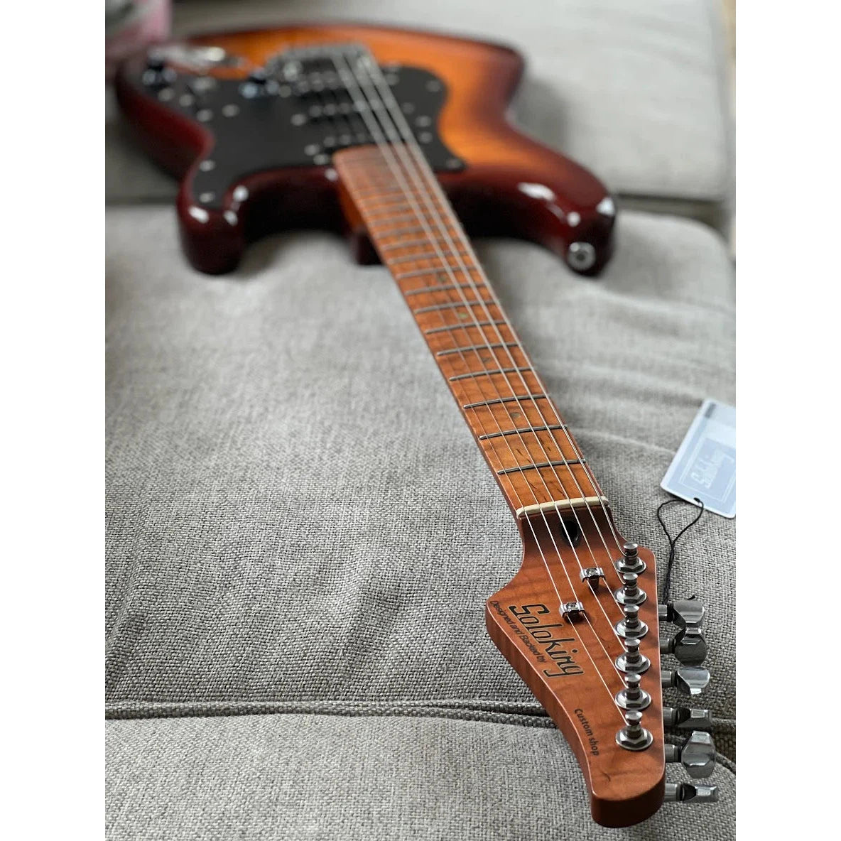 Đàn Guitar Điện Soloking MS-1 FM Artisan HSS, Maple Fingerboard, Honeyburst Gloss Nafiri Special Run - Việt Music