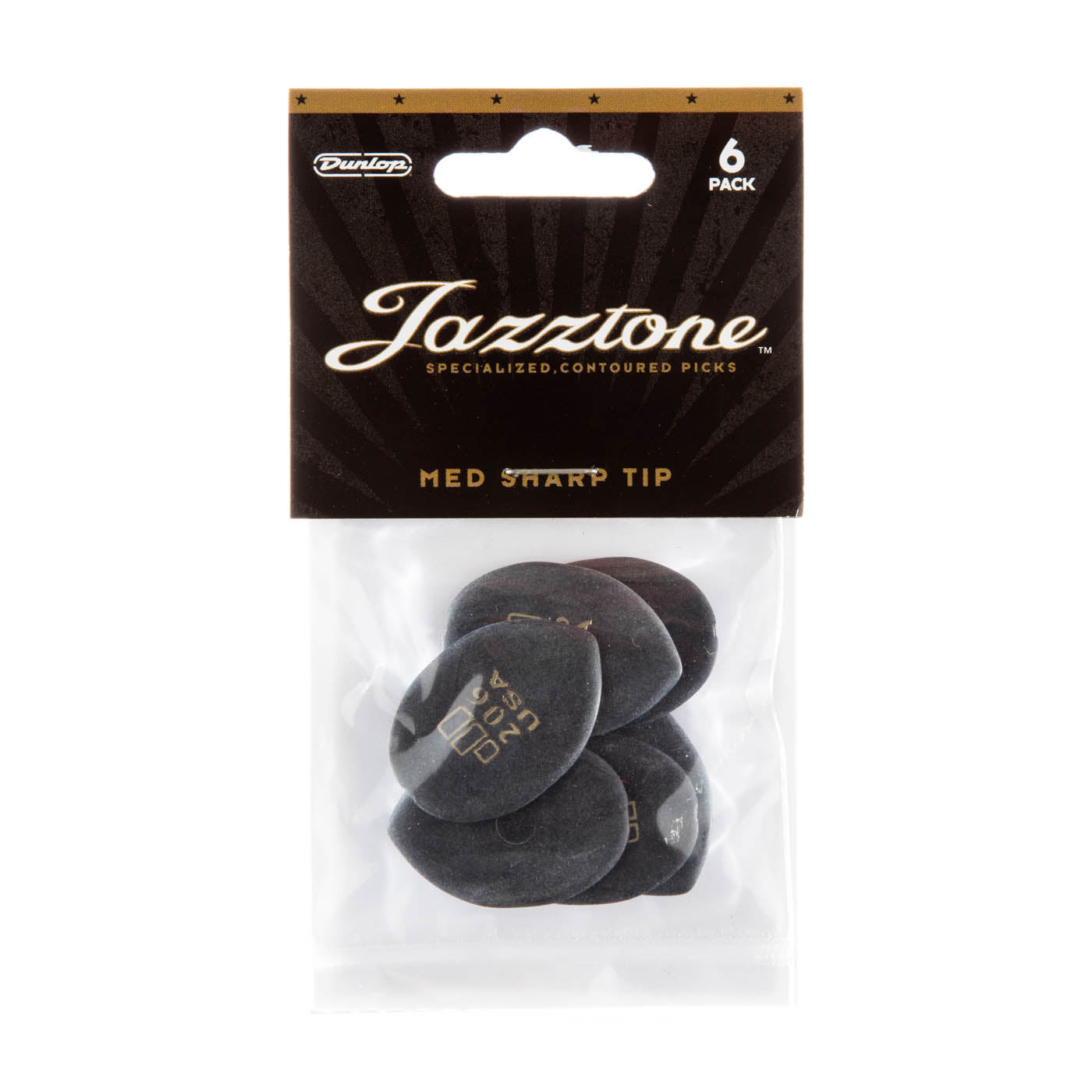 Pick Gảy Đàn Guitar Jim Dunlop 477-206 Player's, 6pc - Việt Music