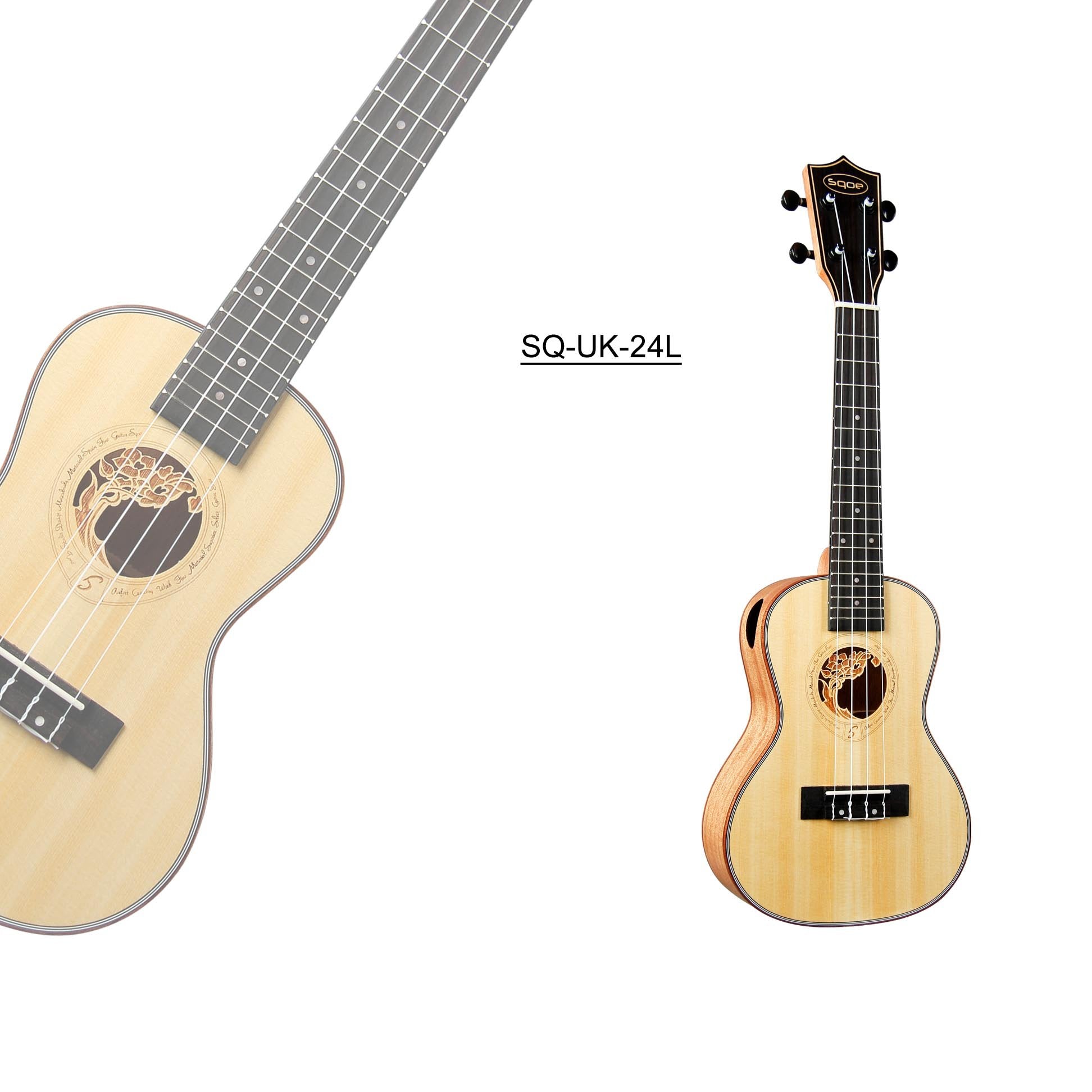 Đàn Ukulele Concert Sqoe SQ-UK-24 - Việt Music