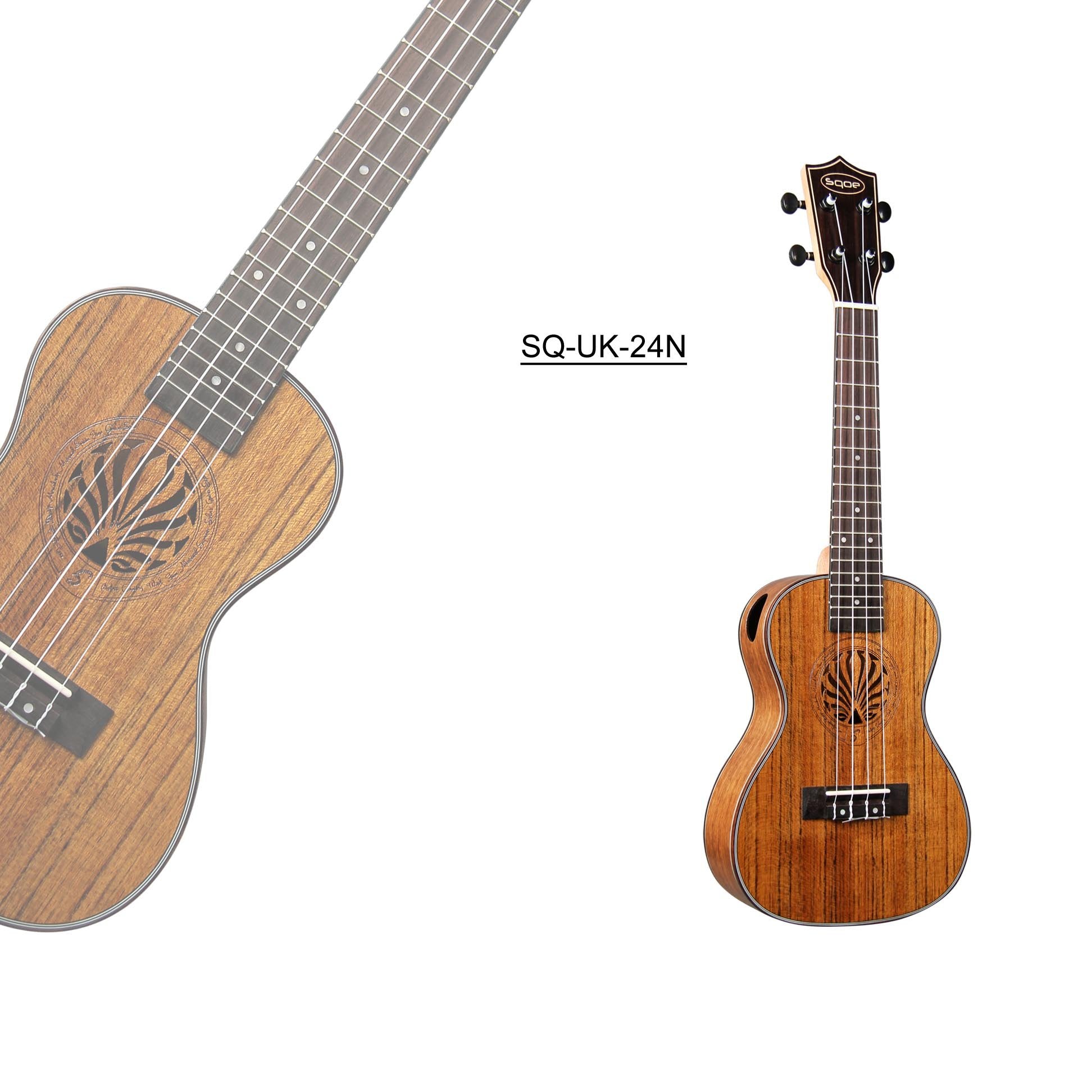 Đàn Ukulele Concert Sqoe SQ-UK-24 - Việt Music