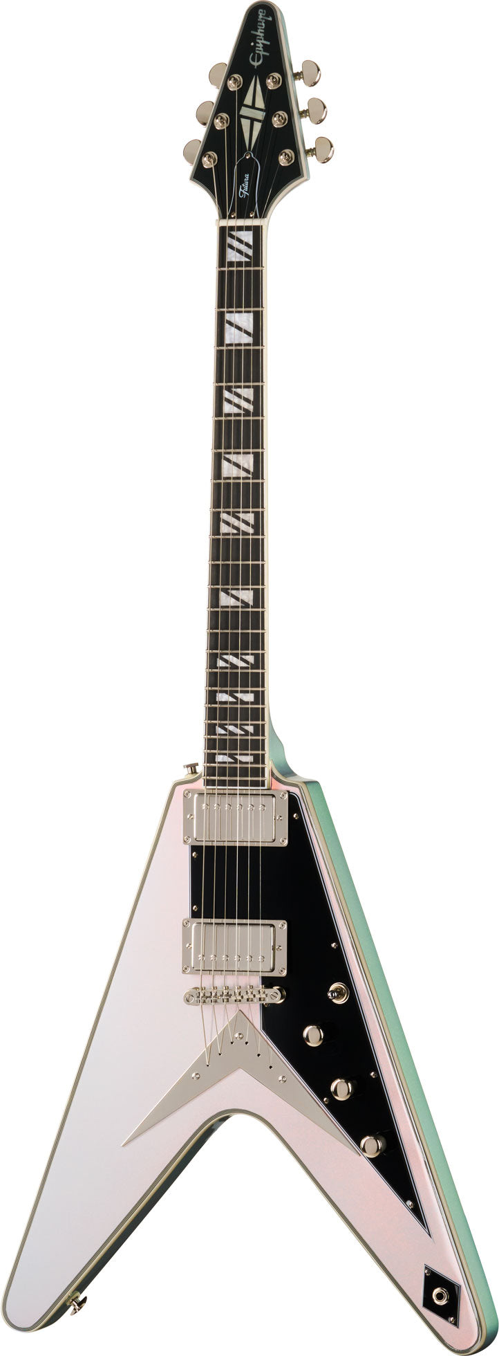 Đàn Guitar Điện Epiphone Futura Flying V Custom HH, Ebony Fingerboard - Việt Music