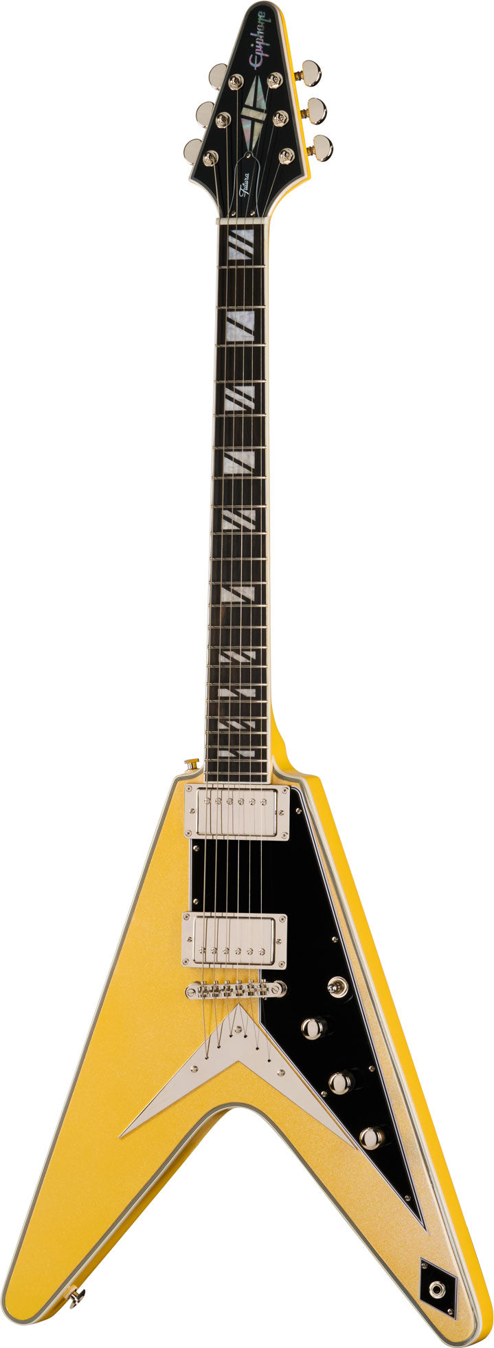 Đàn Guitar Điện Epiphone Futura Flying V Custom HH, Ebony Fingerboard - Việt Music