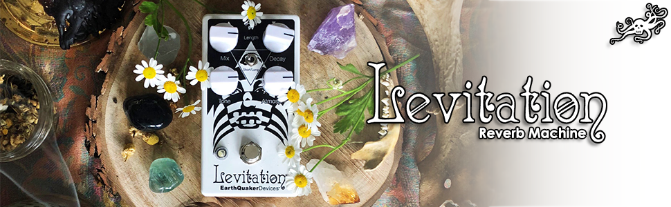 Pedal Guitar EarthQuaker Devices Levitation V2 Reverb