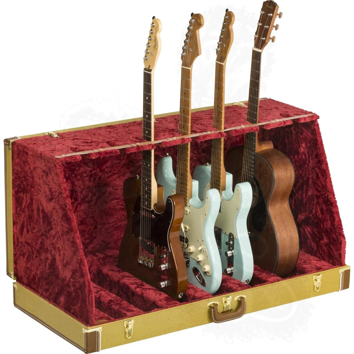 Hộp Giá Đỡ Đàn Fender Classic Series 7-Guitar Case Stand, Tweed - Việt Music