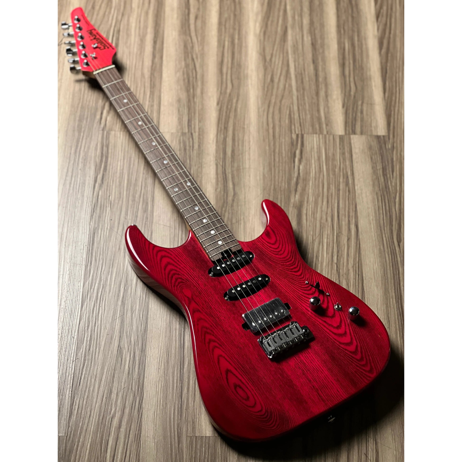 Đàn Guitar Điện Soloking MS-1 Custom HSS, Rosewood Fingerboard, Transparent Magenta - Việt Music