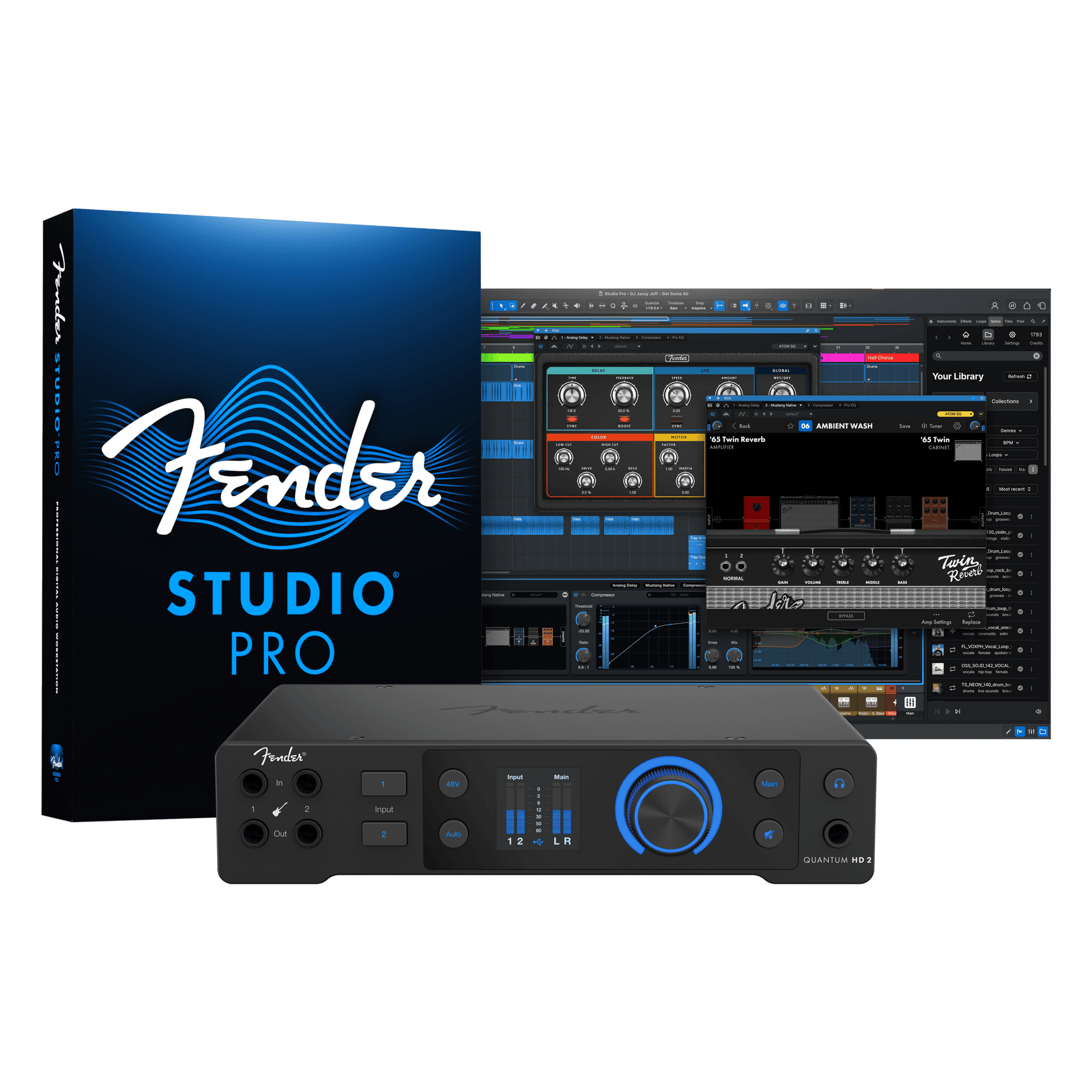 Audio Interface Fender Quantum HD 2 USB-C - Việt Music