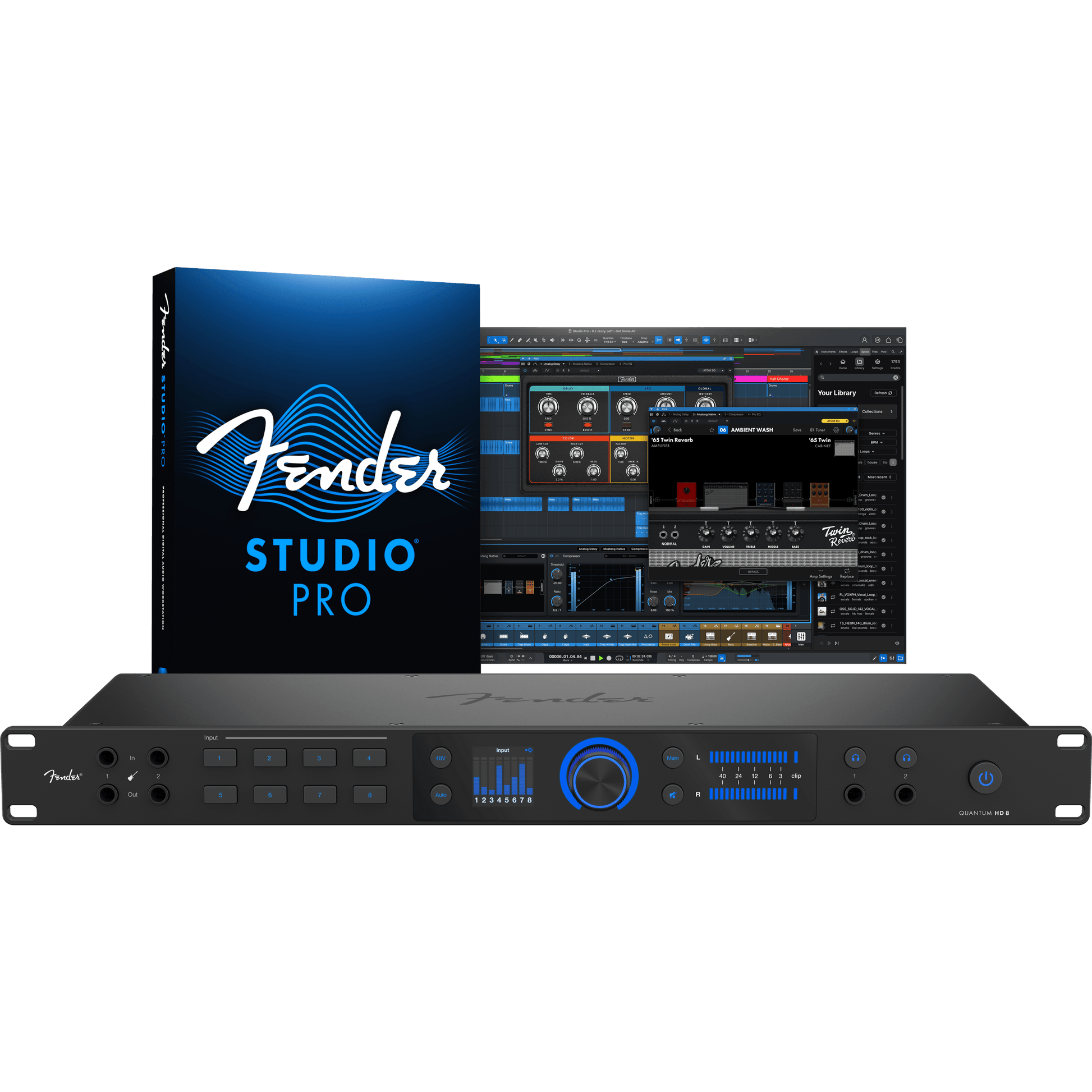 Audio Interface Fender Quantum HD 8 USB-C - Việt Music