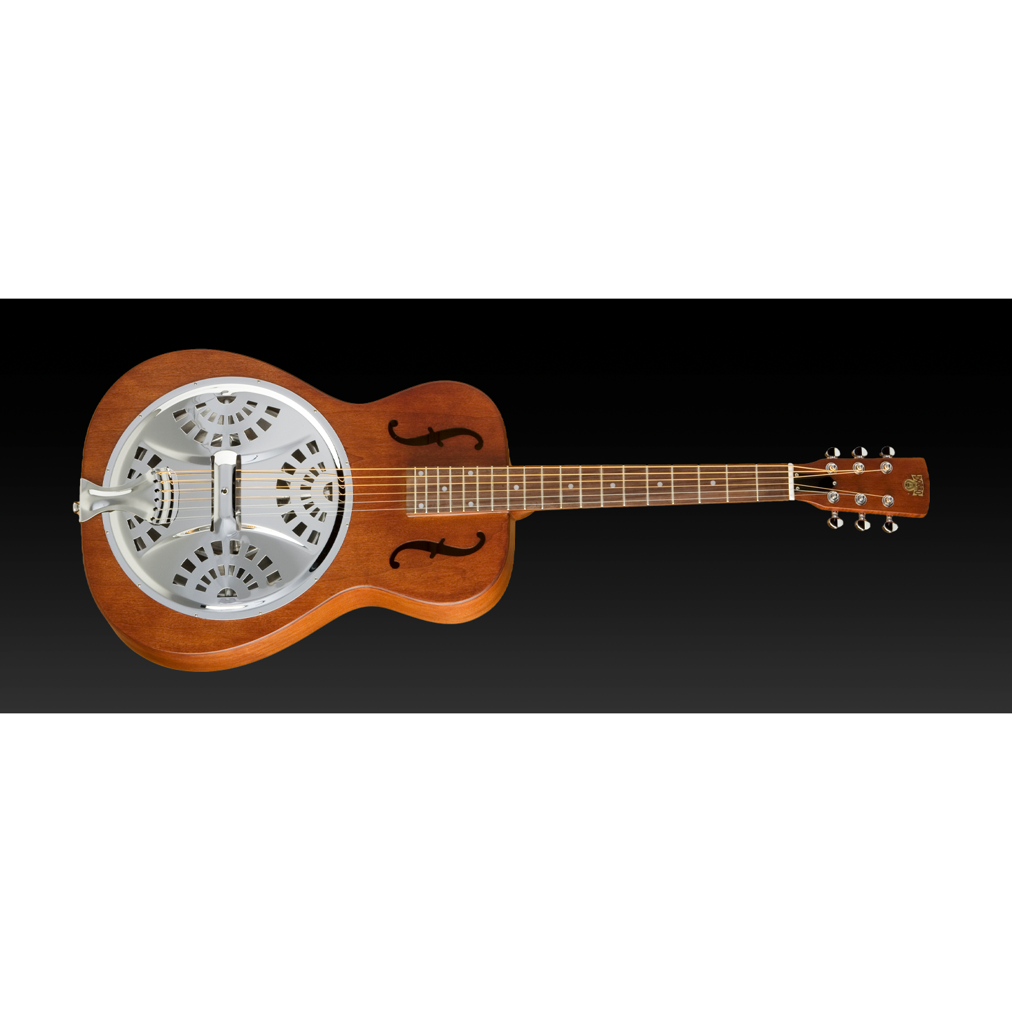 Đàn Guitar Acoustic Resonator Epiphone Dobro Hound Dog Round Neck, Vintage Brown - Việt Music