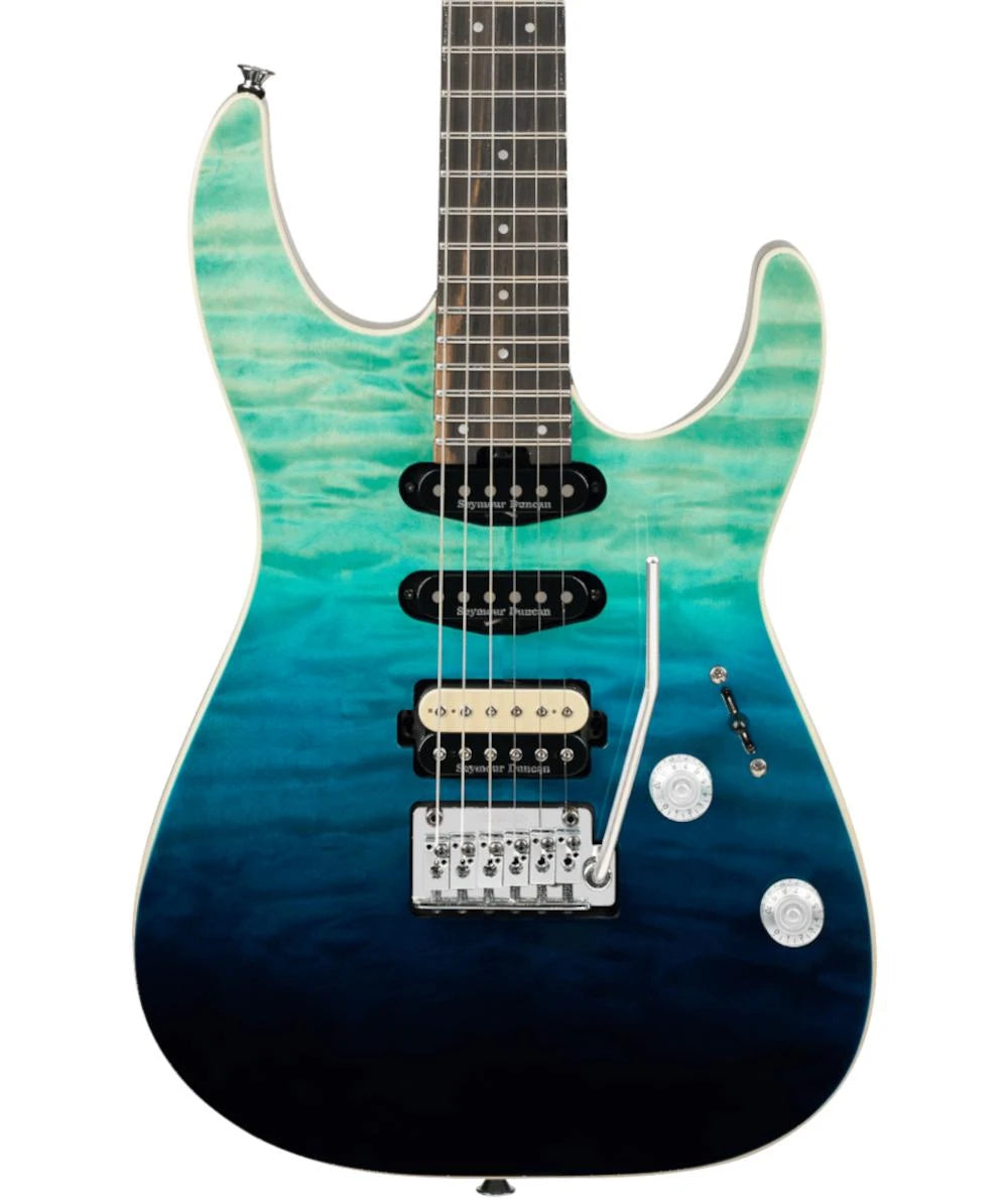 Đàn Guitar Điện Charvel Pro-Mod Plus Dinky DK24 QM HSS, Ebony Fingerboard - Việt Music