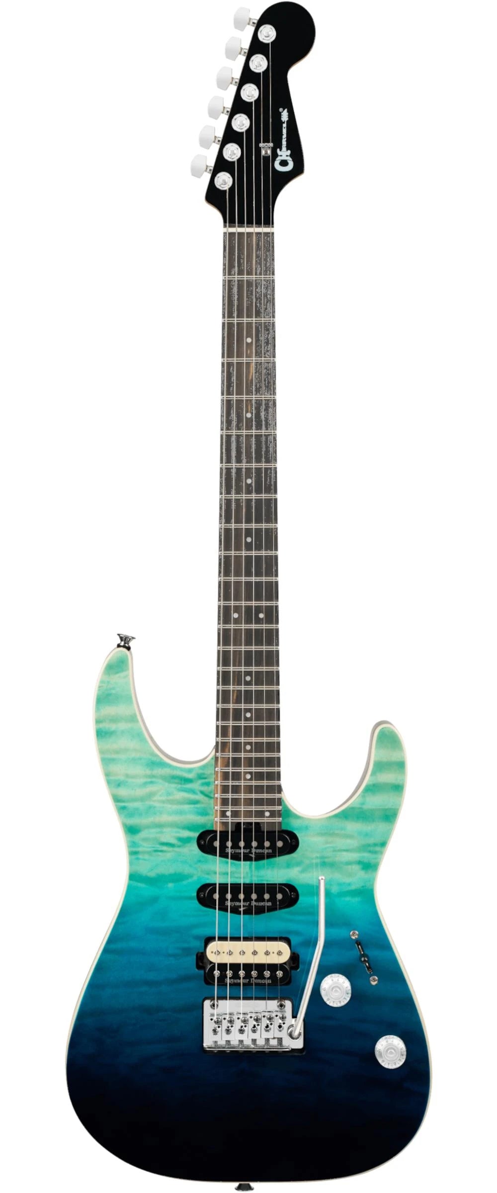 Đàn Guitar Điện Charvel Pro-Mod Plus Dinky DK24 QM HSS, Ebony Fingerboard - Việt Music