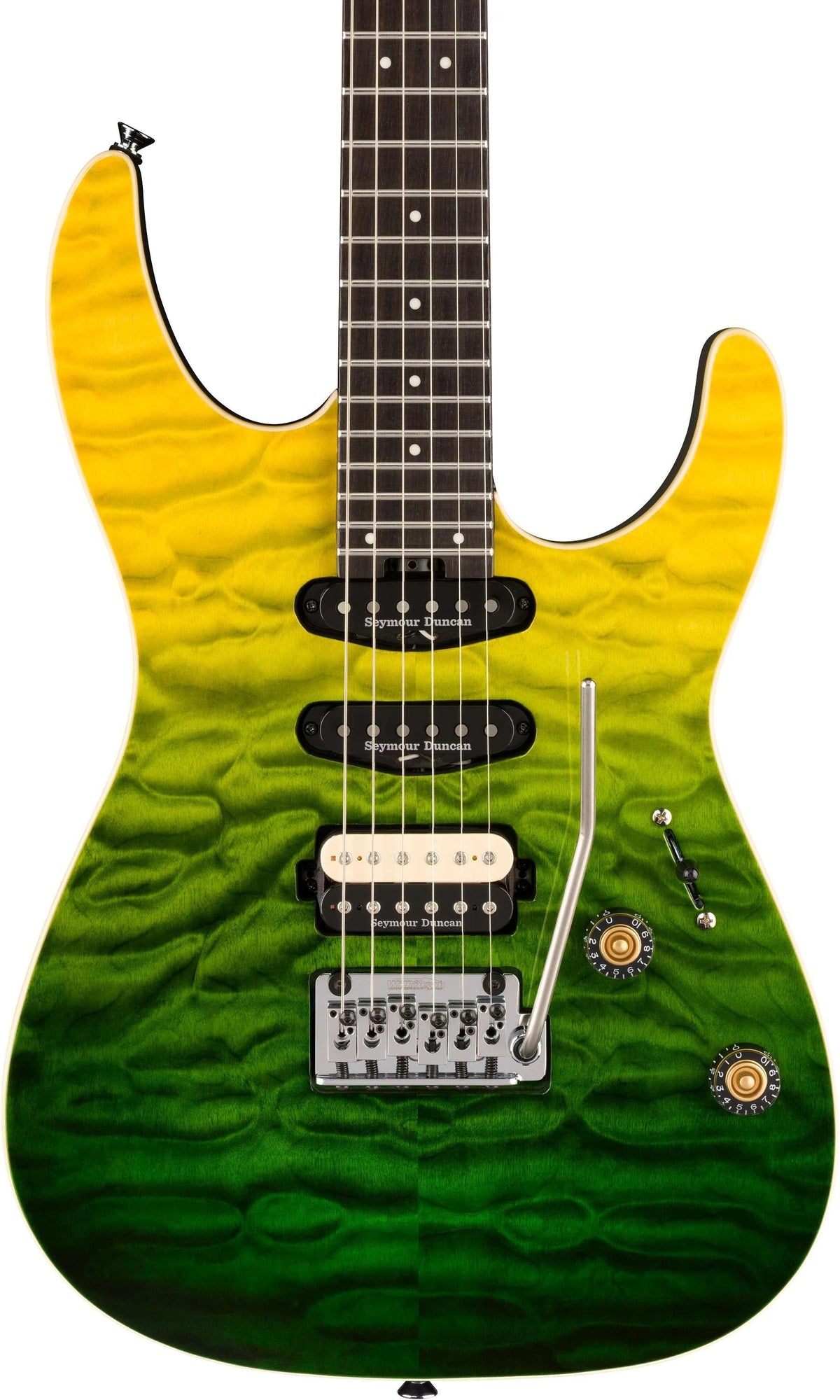 Đàn Guitar Điện Charvel Pro-Mod Plus Dinky DK24 QM HSS, Ebony Fingerboard - Việt Music