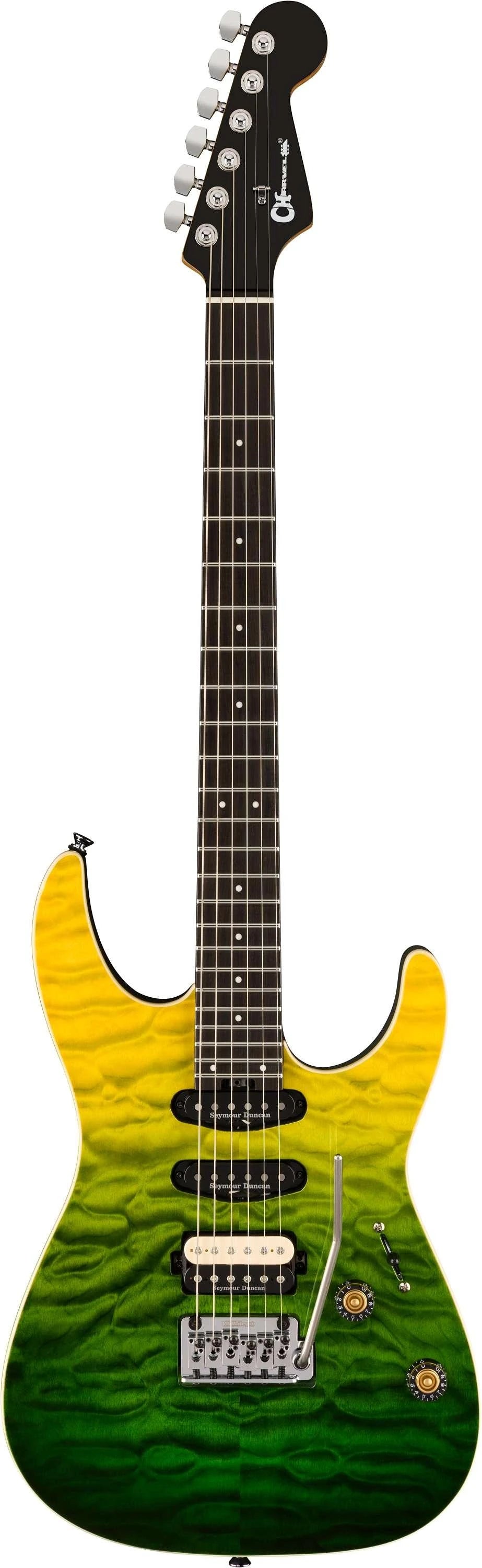 Đàn Guitar Điện Charvel Pro-Mod Plus Dinky DK24 QM HSS, Ebony Fingerboard - Việt Music