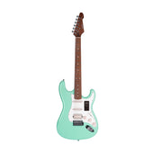 Đàn Guitar Điện Saga SMF1314H Stratocaster HSS, Maple Fingerboard, Green