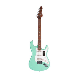 Đàn Guitar Điện Saga SMF1314H Stratocaster HSS, Maple Fingerboard, Green
