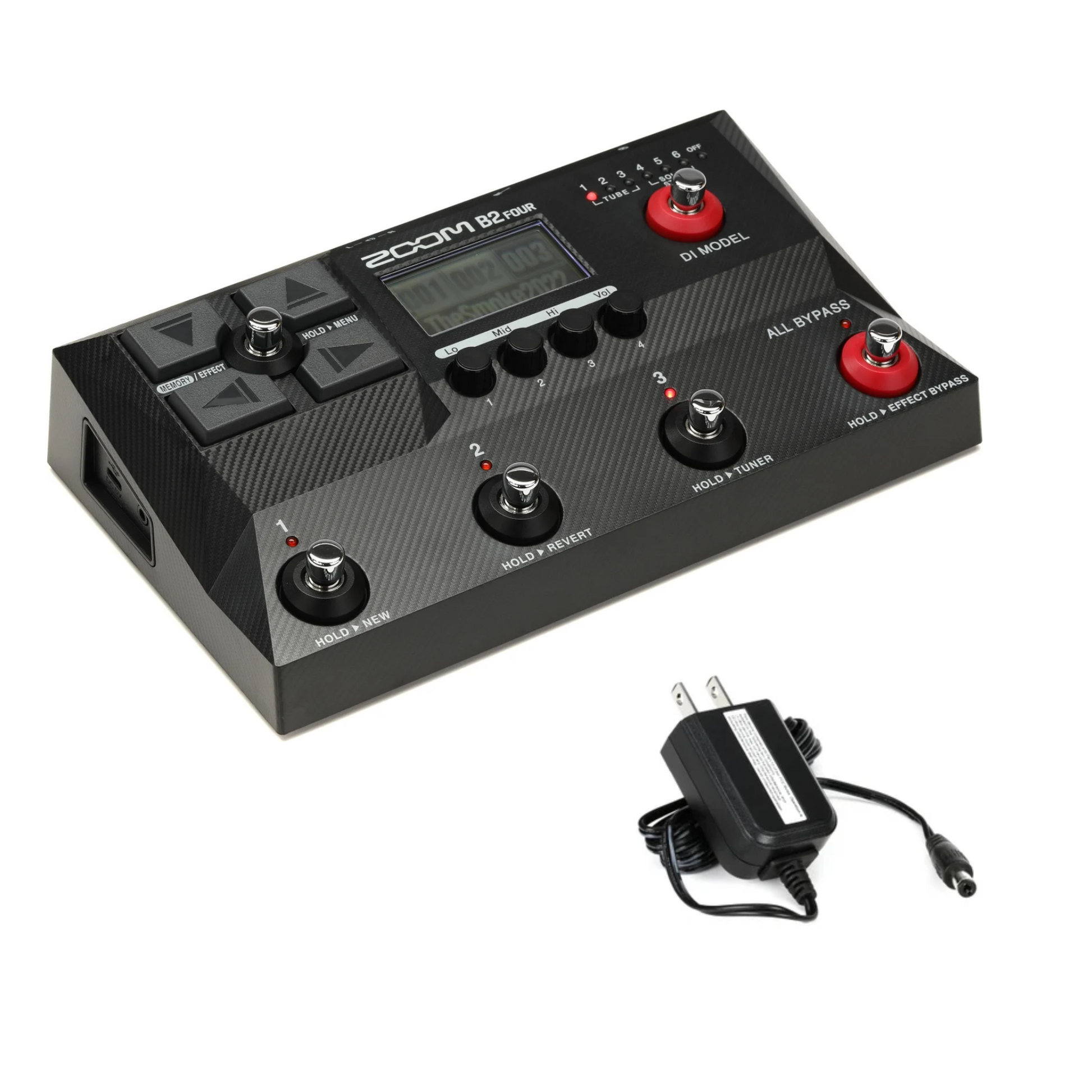 Pedal Guitar Zoom B2 Four Bass Multi-Effects Processors - Việt Music