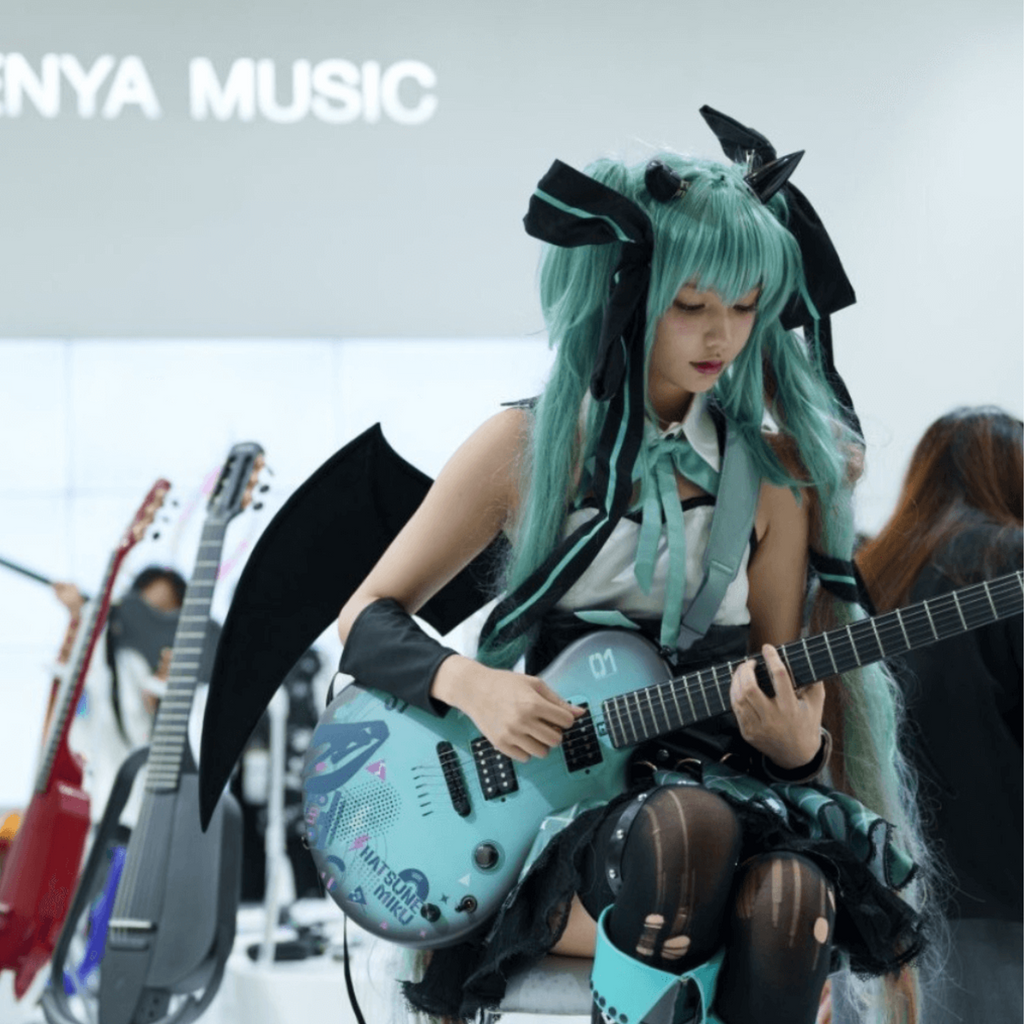 Đàn Guitar Điện Enya Nova Go Sonic - Hatsune Miku Edititon