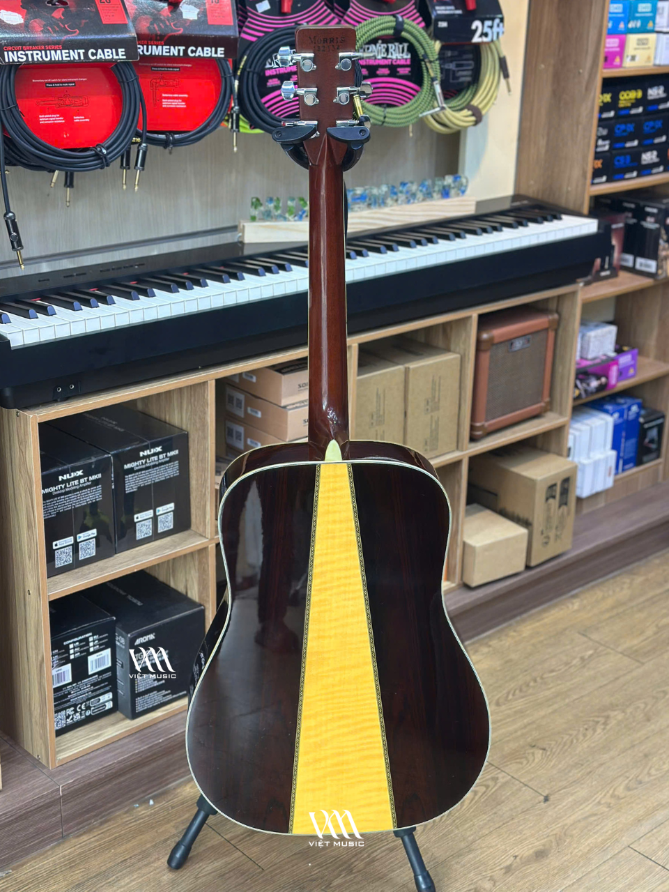 Đàn Guitar Acoustic Morris W60 - Qua Sử Dụng - Việt Music