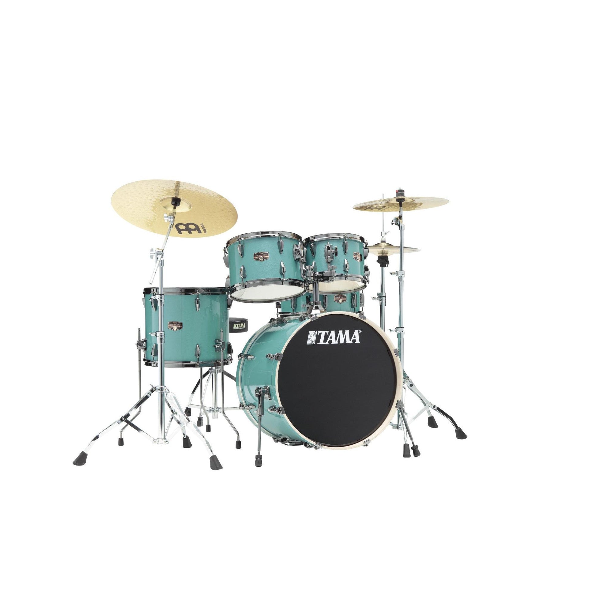 Trống Cơ Tama Imperialstar IP52H6WBN (22B/10T-12T/16F/14S + Hardware), w/Black Nickel Shell Hardware, Matching Wood Hoops Bass Drum - Việt Music
