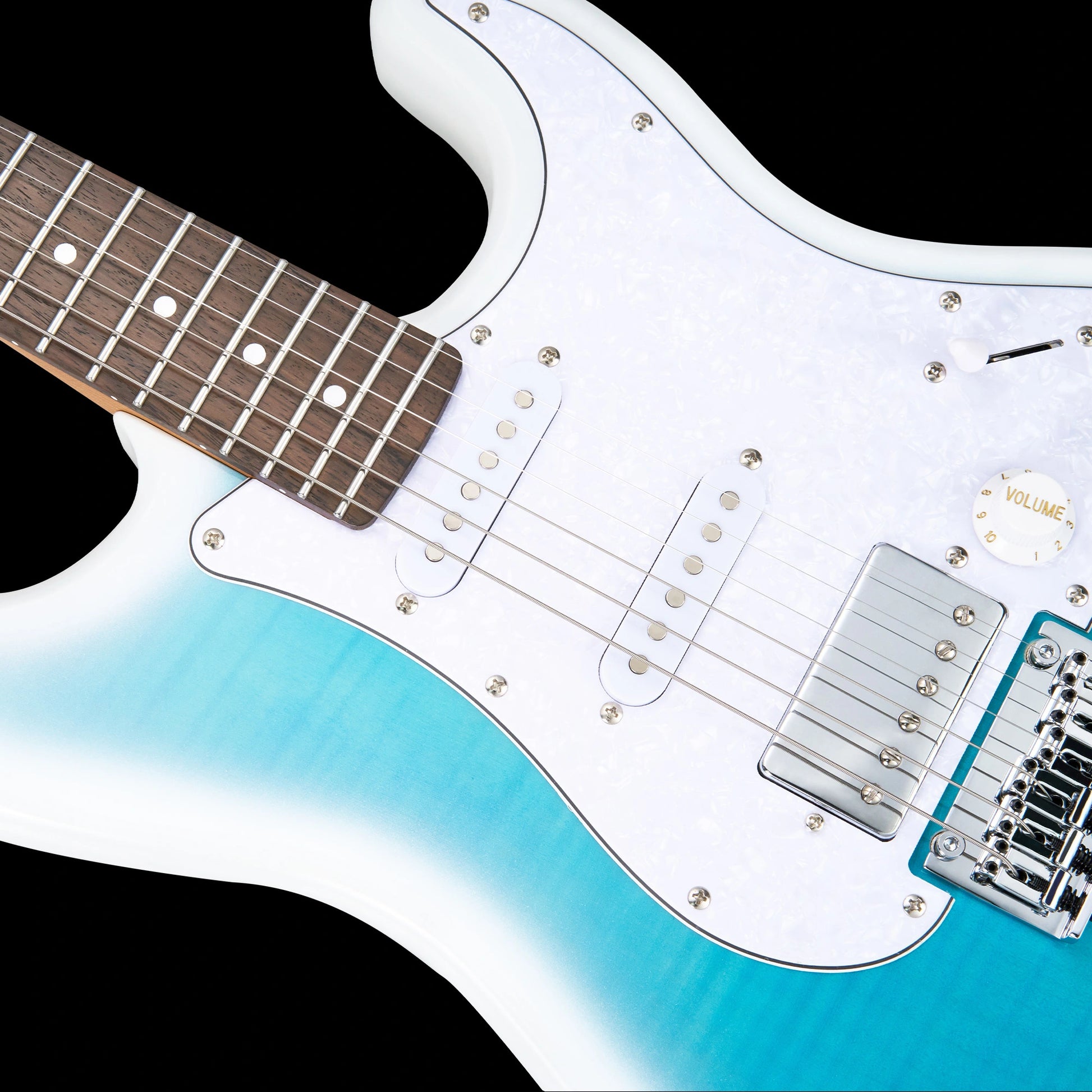 Đàn Guitar Điện Mooer MSC41 Pro HSS, Rosewood Fingerboard, Dreamy Blue - Việt Music