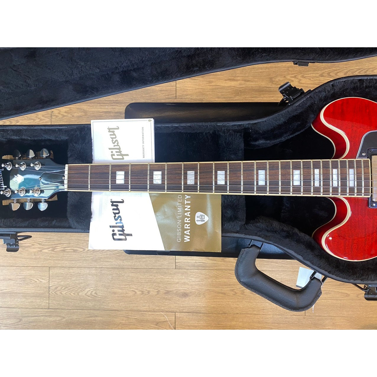 Đàn Guitar Điện Gibson ES-339 Semi-Hollow Figured HH, Rosewood Fingerboard, Cherry - Việt Music