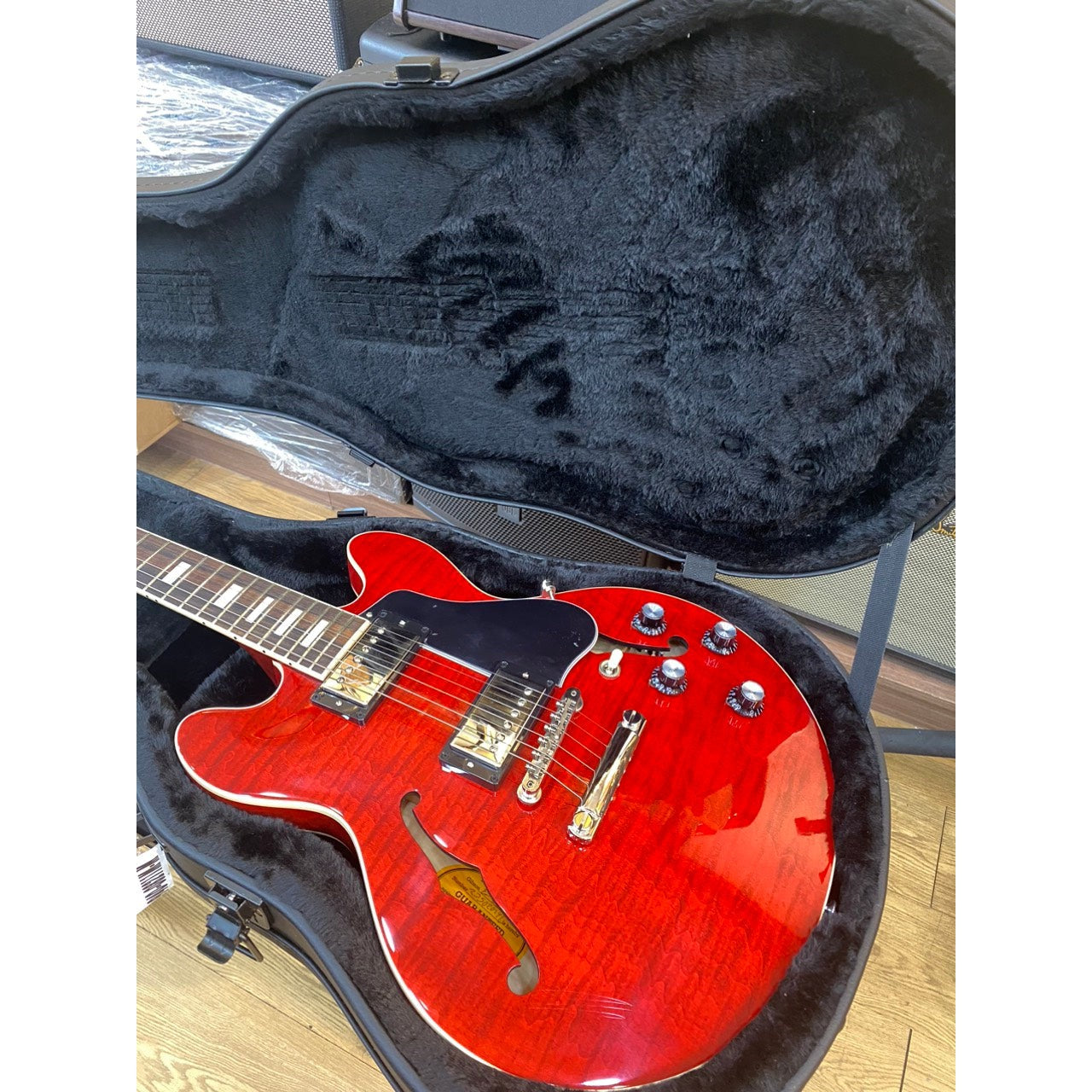 Đàn Guitar Điện Gibson ES-339 Semi-Hollow Figured HH, Rosewood Fingerboard, Cherry - Việt Music