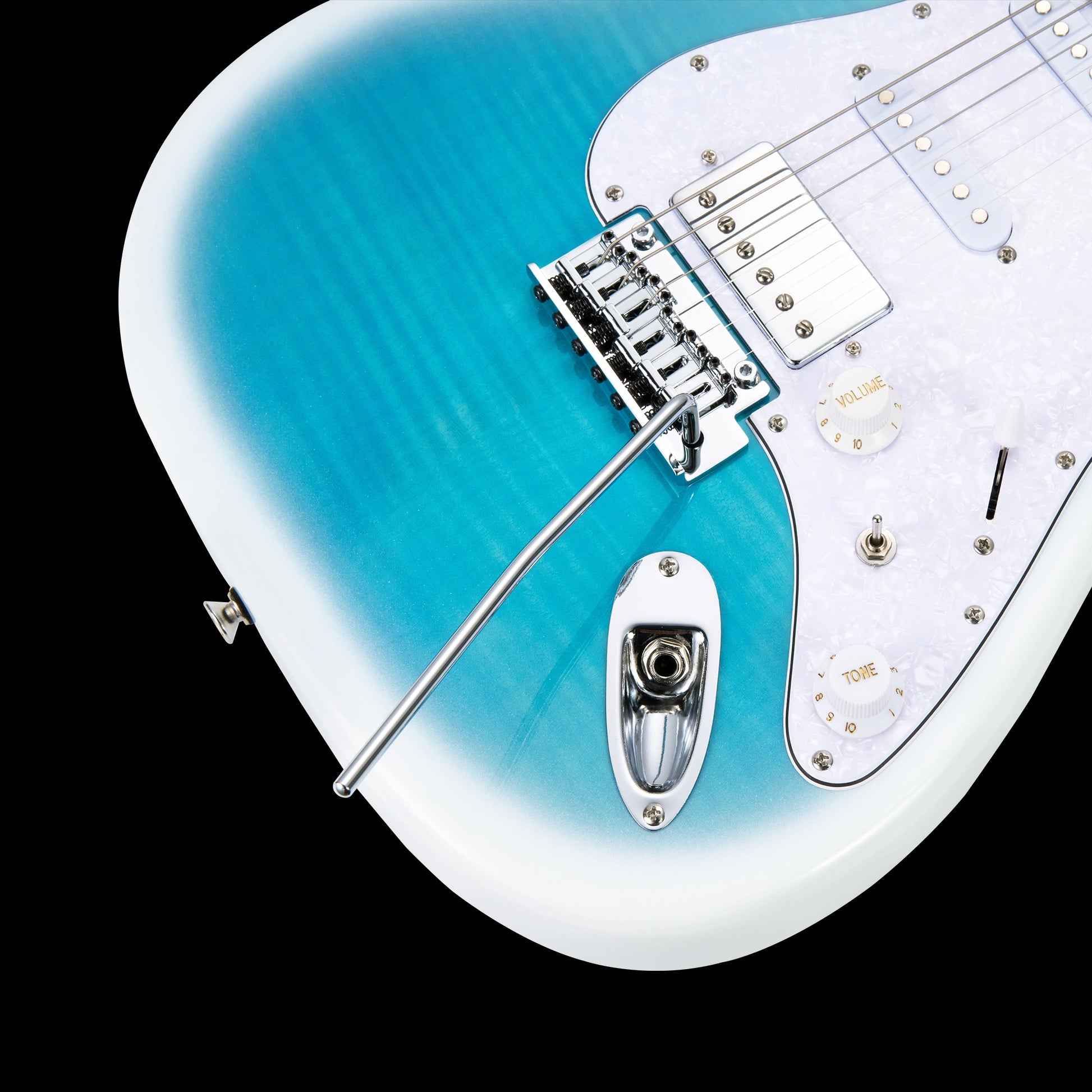 Đàn Guitar Điện Mooer MSC41 Pro HSS, Rosewood Fingerboard, Dreamy Blue - Việt Music