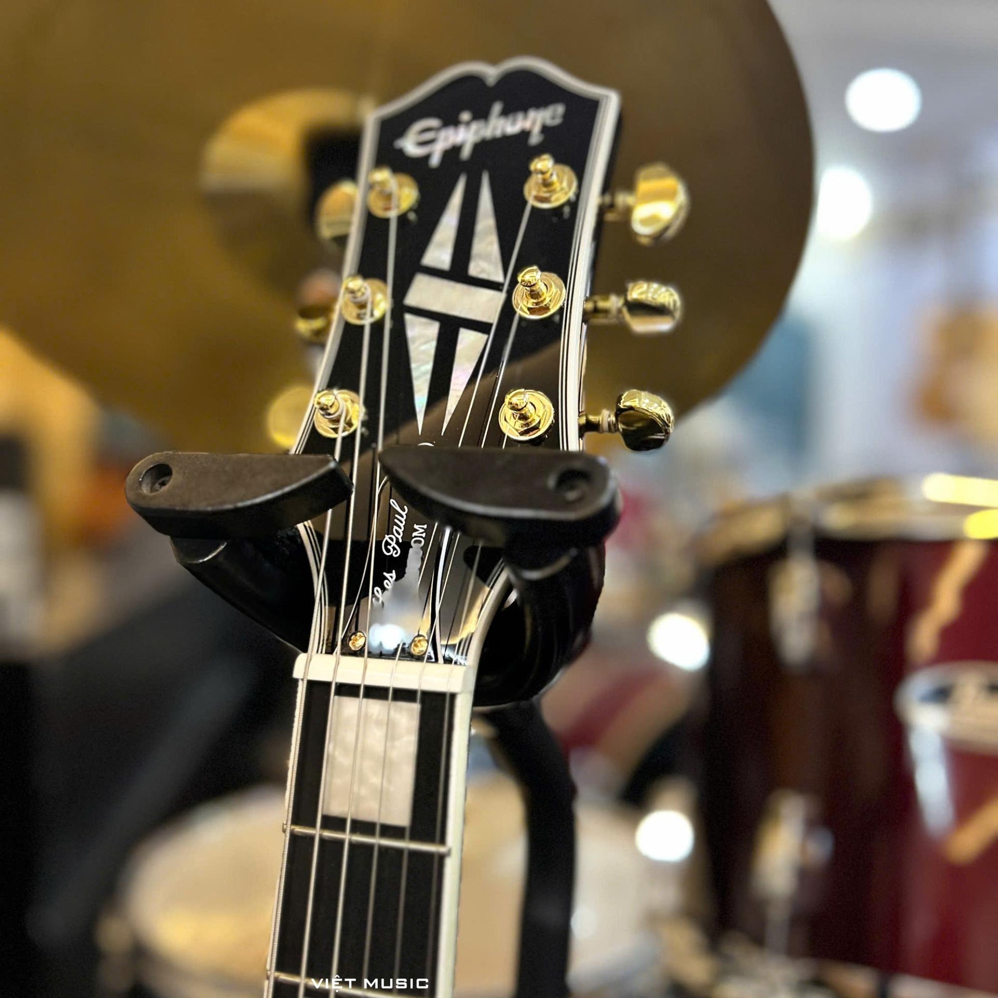 Đàn Guitar Điện Epiphone Les Paul Custom HH, Ebony Fingerboard - Việt Music