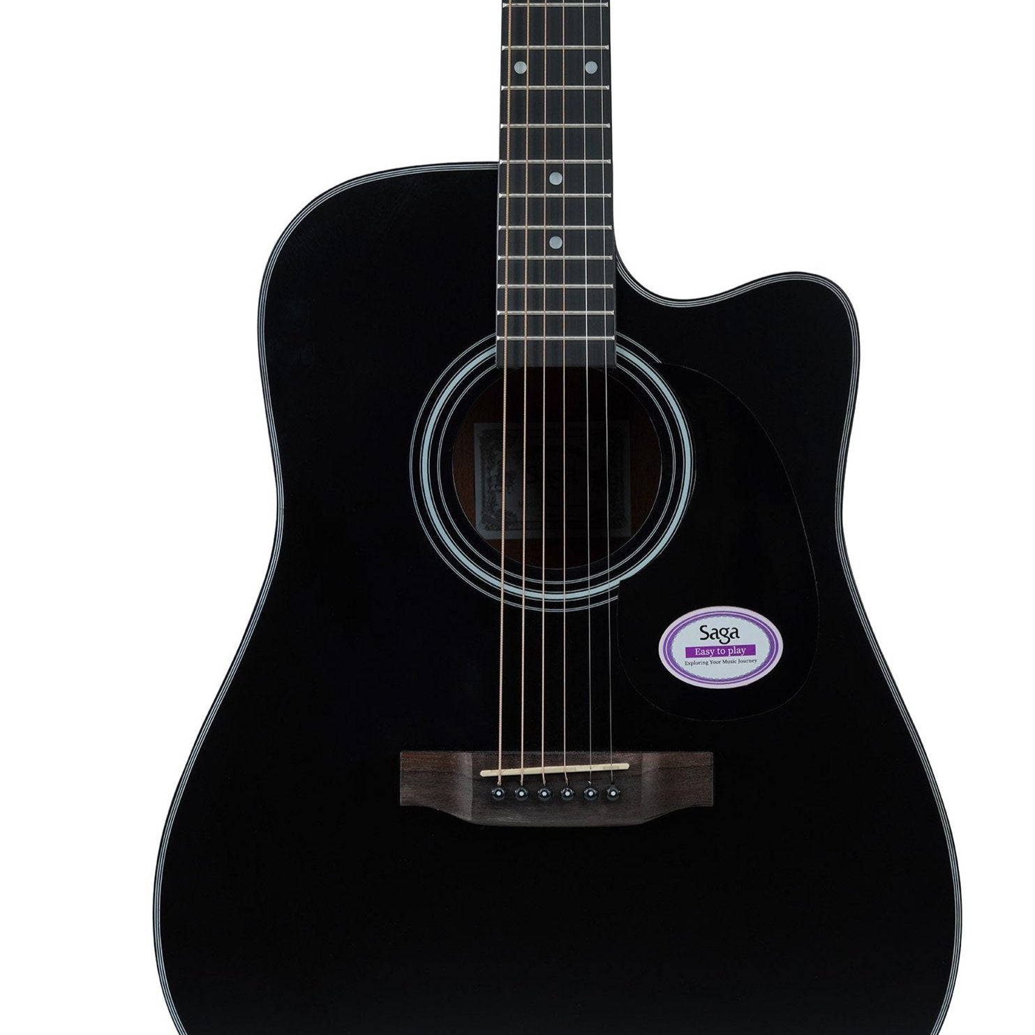 Đàn Guitar Acoustic Saga SF600CE - Việt Music