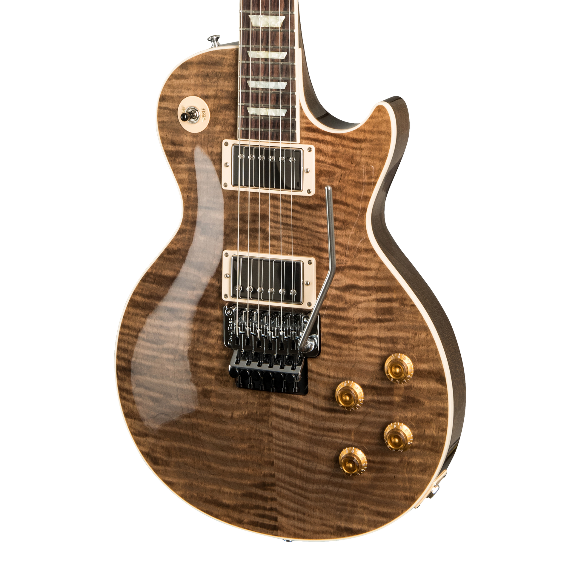 Đàn Guitar Điện Gibson Custom Les Paul Axcess Standard Figured Floyd Rose Gloss HH, Rosewood Fingerboard, DC Rust - Việt Music