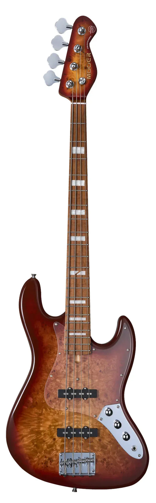 Đàn Guitar Bass Mooer MBJ420 SS, Maple Fingerboard, Red Burst - 4 Strings