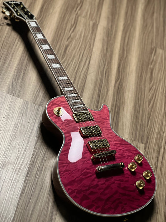 Đàn Guitar Điện Soloking SLS50QM T3 HHH, Rosewood Fingerboard, Magenta Surf - Việt Music