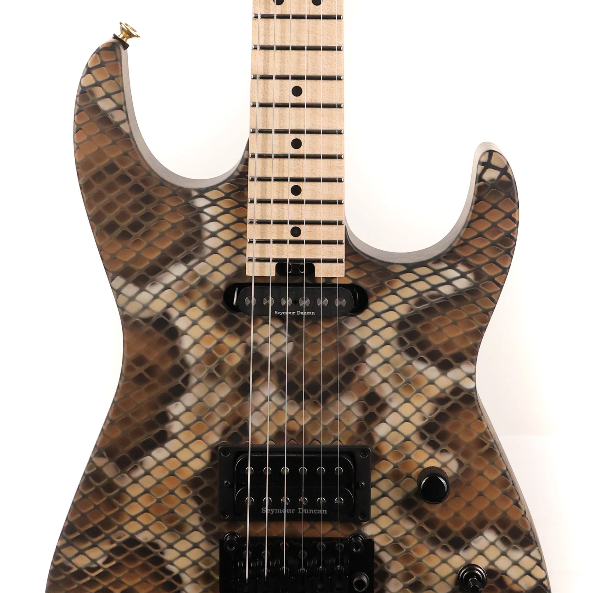 Đàn Guitar Điện Charvel Warren DeMartini USA Signature Snake HS, Maple Fingerboard, Snake Skin - Việt Music