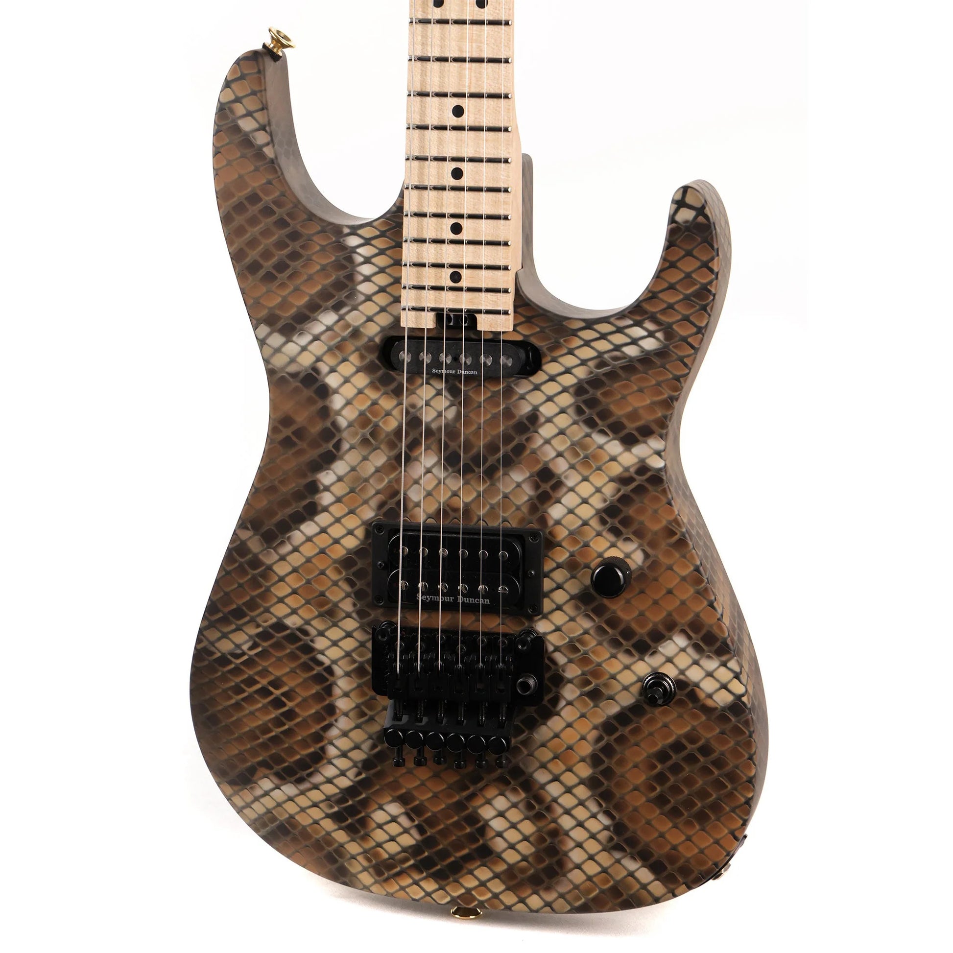 Đàn Guitar Điện Charvel Warren DeMartini USA Signature Snake HS, Maple Fingerboard, Snake Skin - Việt Music