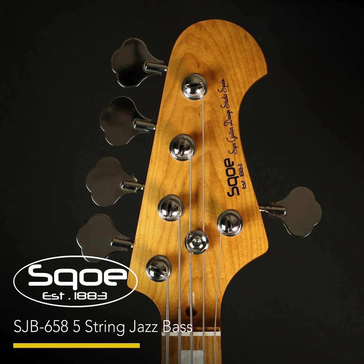 Đàn Guitar Bass Sqoe SJB658 SHS, Maple Fingerboard - 5 Strings - Việt Music