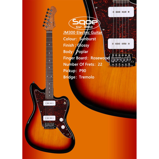 Đàn Guitar Điện Sqoe JM300 - Việt Music