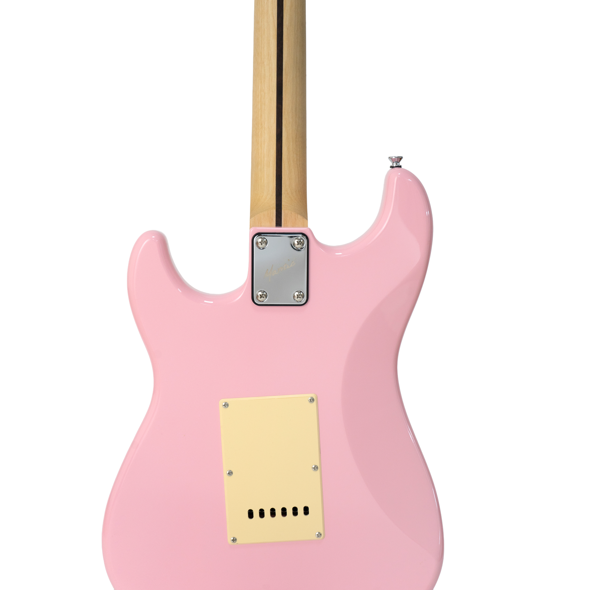 Đàn Guitar Điện Mantic MST100 HSS, Maple Fingerboard, Pink - Việt Music