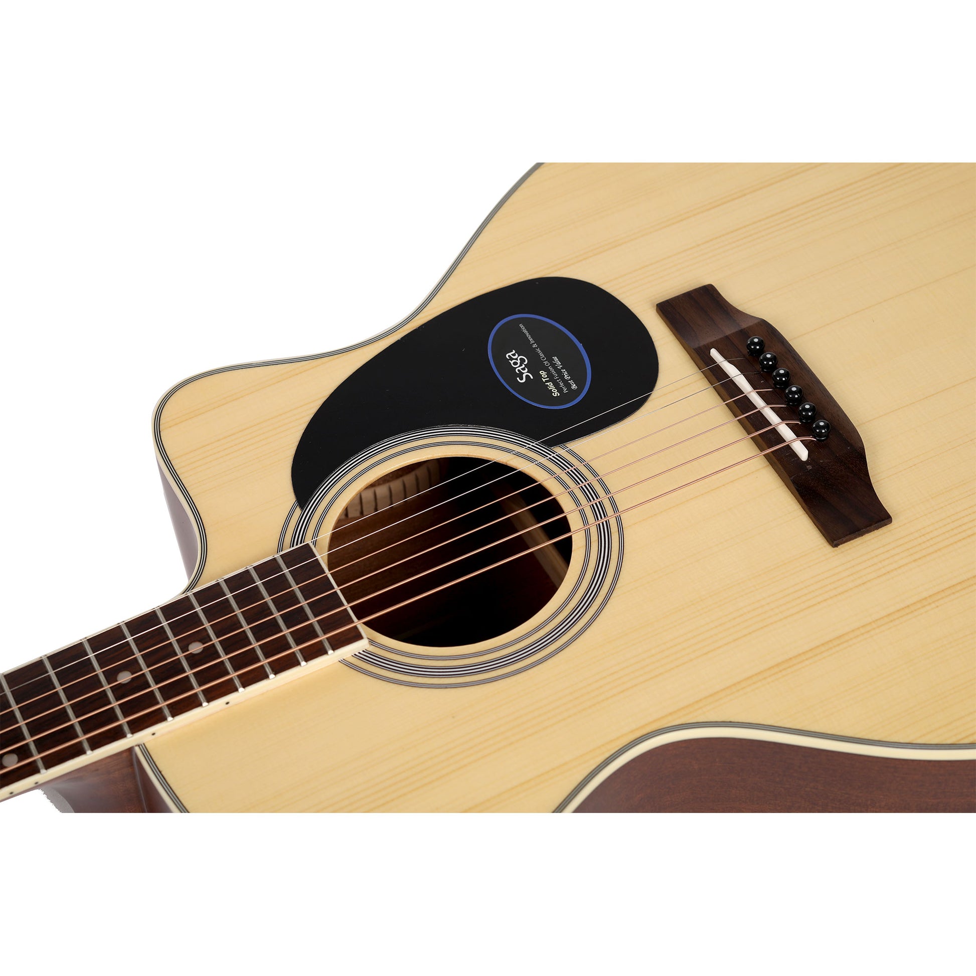 Đàn Guitar Acoustic Saga SF700GCE - Việt Music