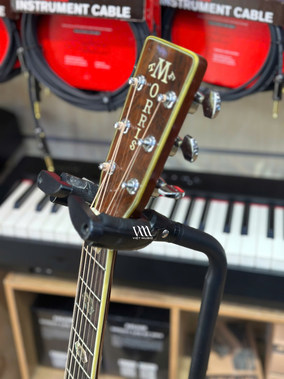 Đàn Guitar Acoustic Morris W60 - Qua Sử Dụng - Việt Music