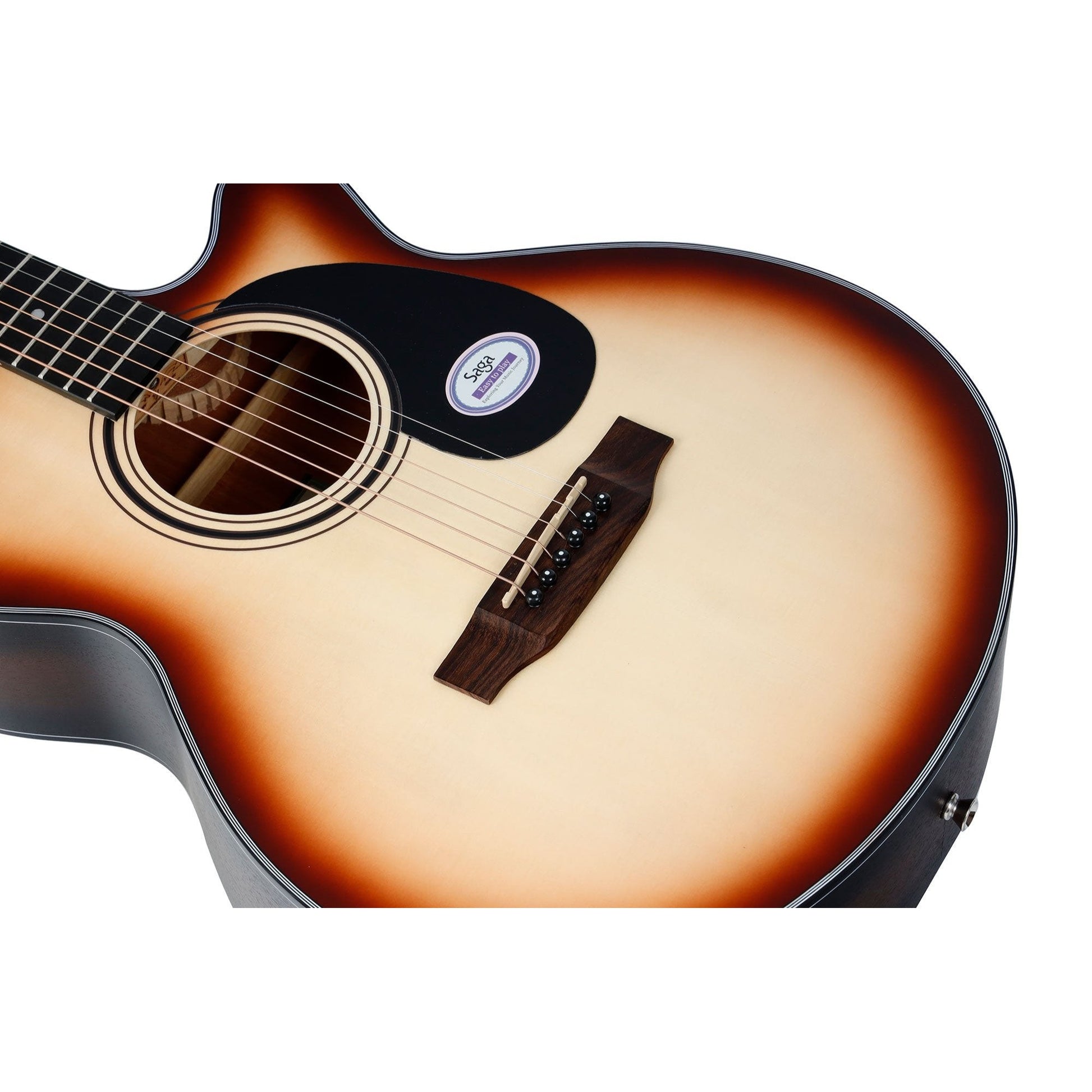 Đàn Guitar Acoustic Saga SA600CE - Việt Music