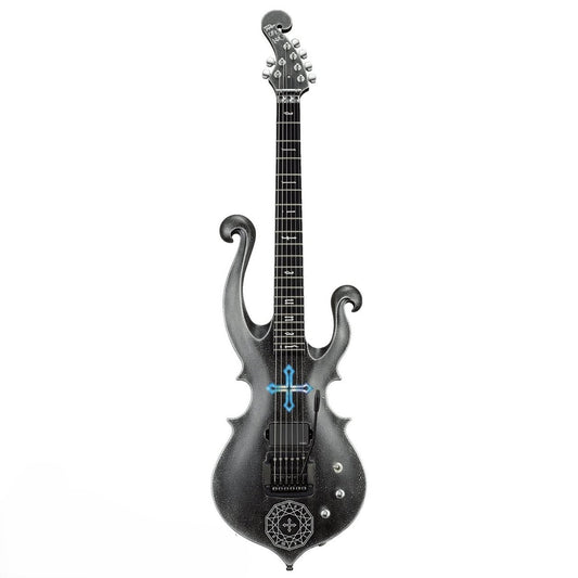 Đàn Guitar Điện ESP Jeune Fille X Ferrum Cross Ray illusion H, Maple Fingerboard, Iron Antique Silver - Việt Music