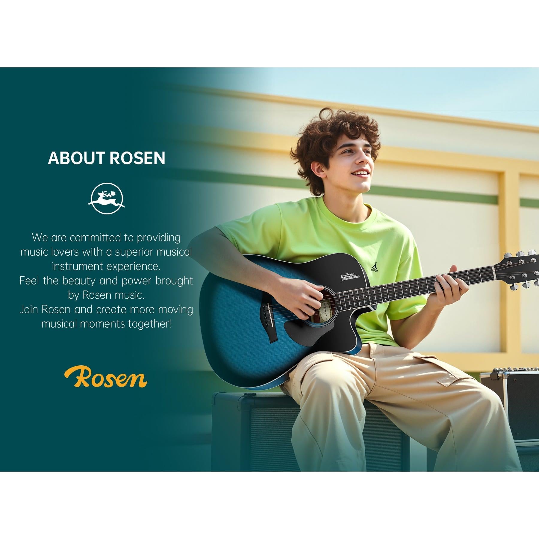 Đàn Guitar Acoustic Rosen G11D (2025) - Việt Music