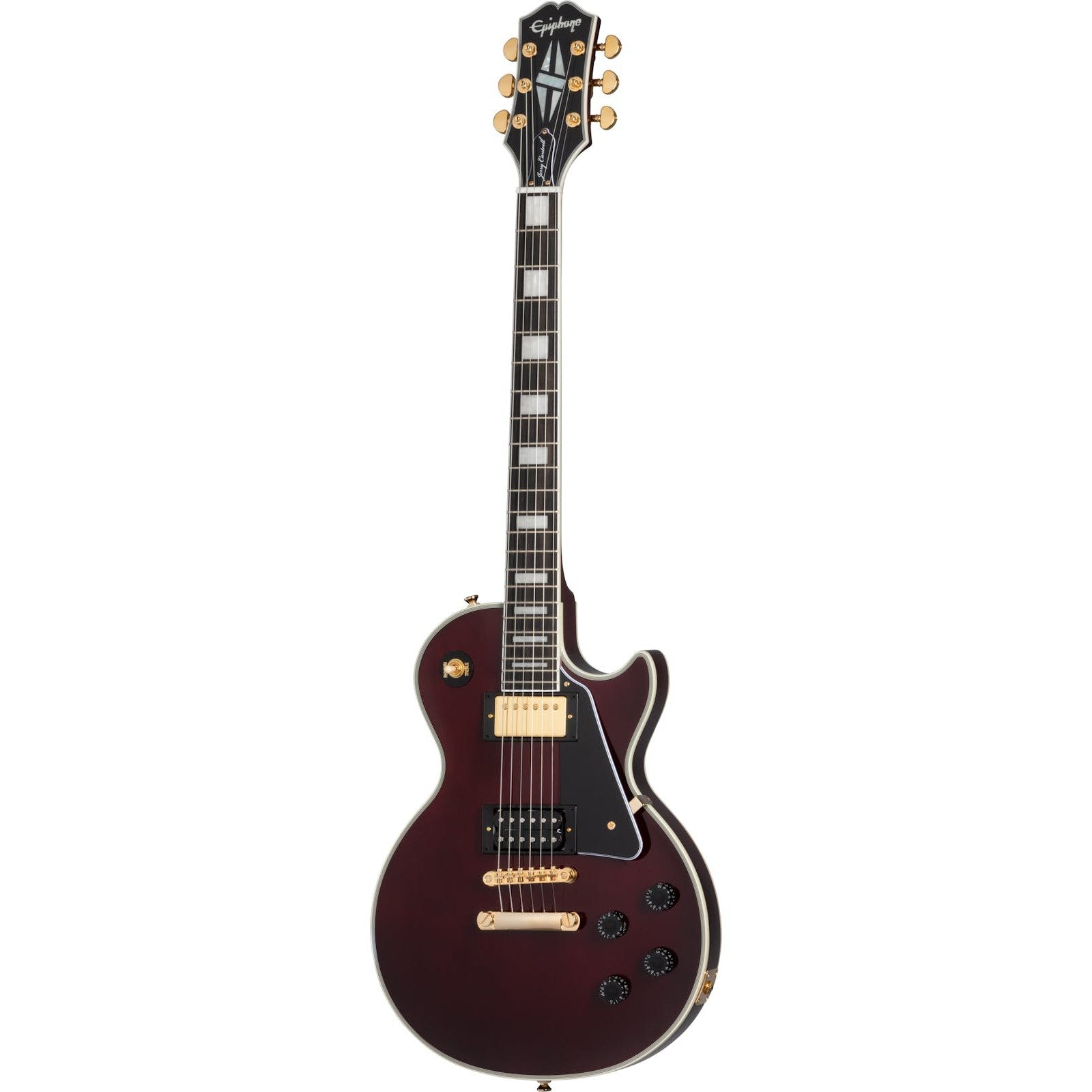 Đàn Guitar Điện Epiphone Jerry Cantrell Wino Les Paul Custom, Dark Wine Red - Việt Music