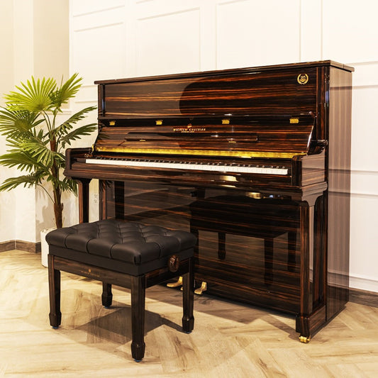 Đàn Piano Cơ Upright Wilhelm Grotrian WG23DM Makassar Ebony - Việt Music