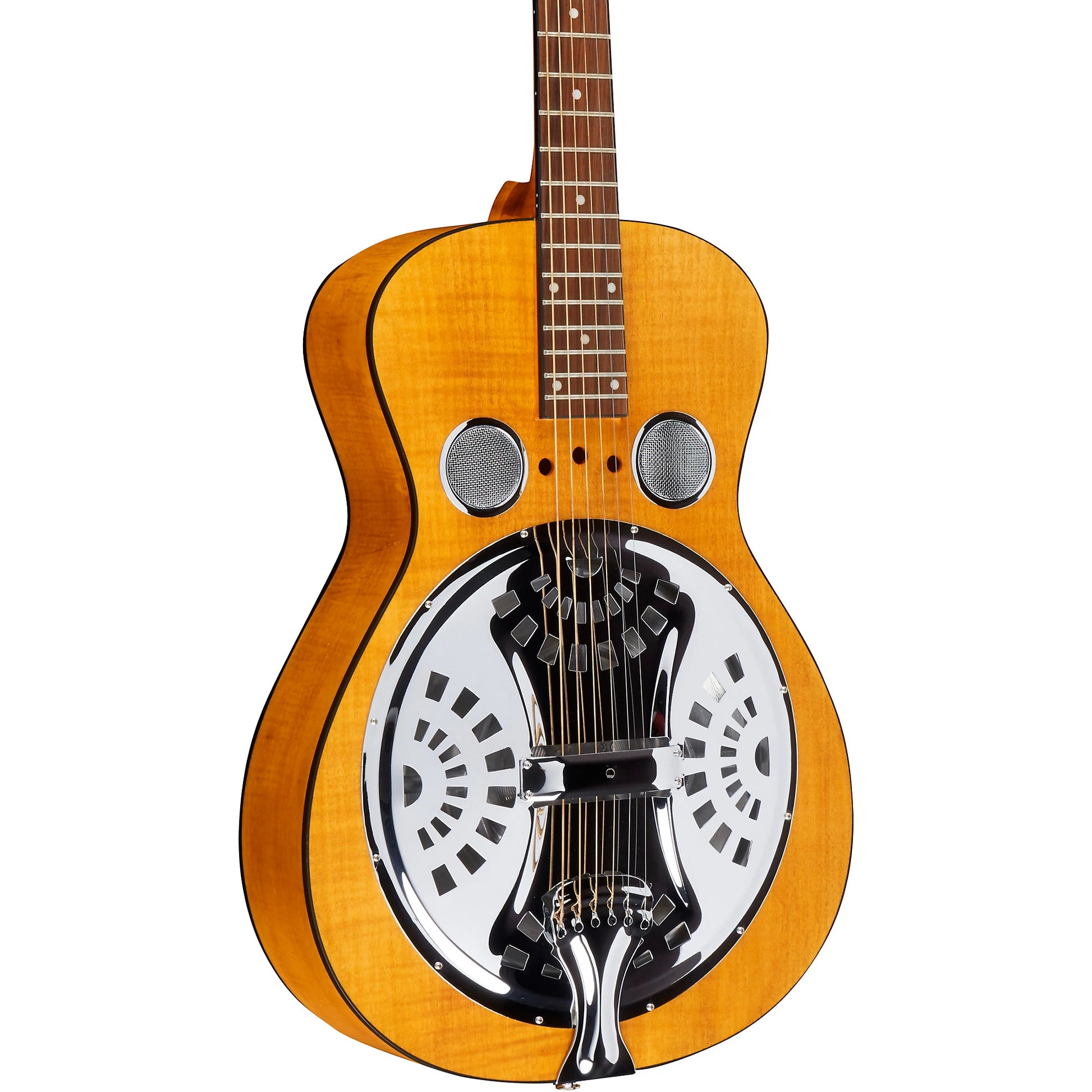 Đàn Guitar Acoustic Resonator Epiphone Dobro Hound Dog Deluxe Round Neck, Vintage Brown - Việt Music