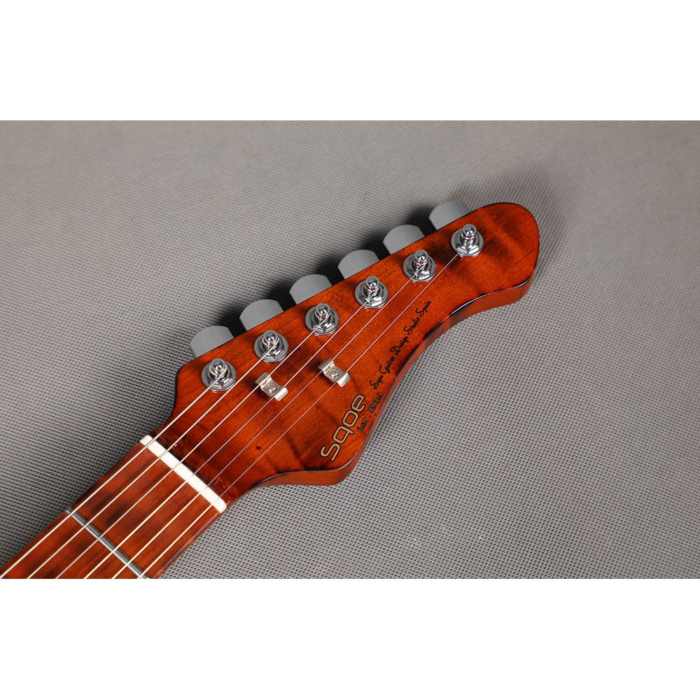 Đàn Guitar Điện Sqoe SEST980 HSS, Maple Fingerboard, Tiger - Việt Music